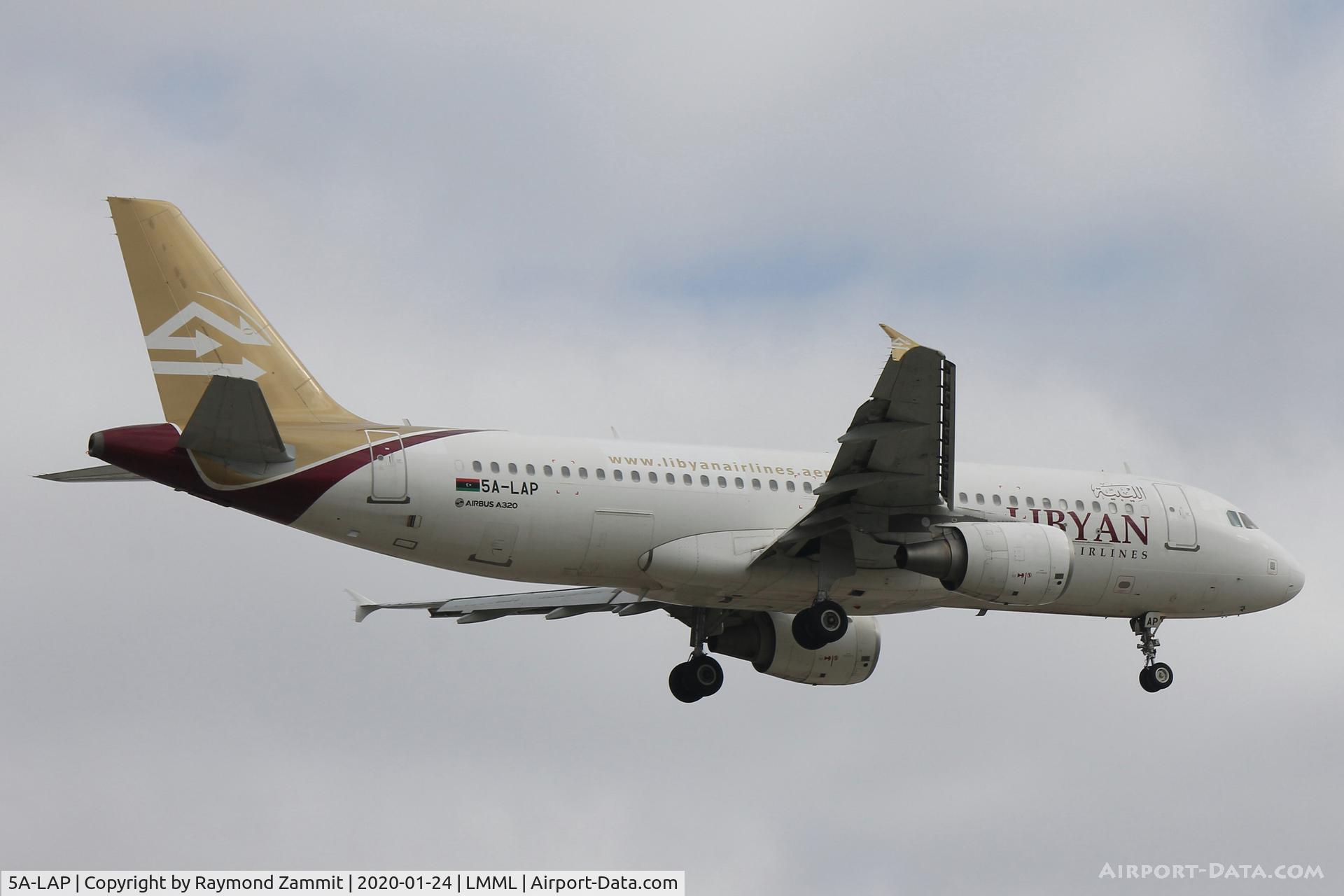 5A-LAP, 2012 Airbus A320-214 C/N 5405, A320 5A-LAP Libyan Airlines