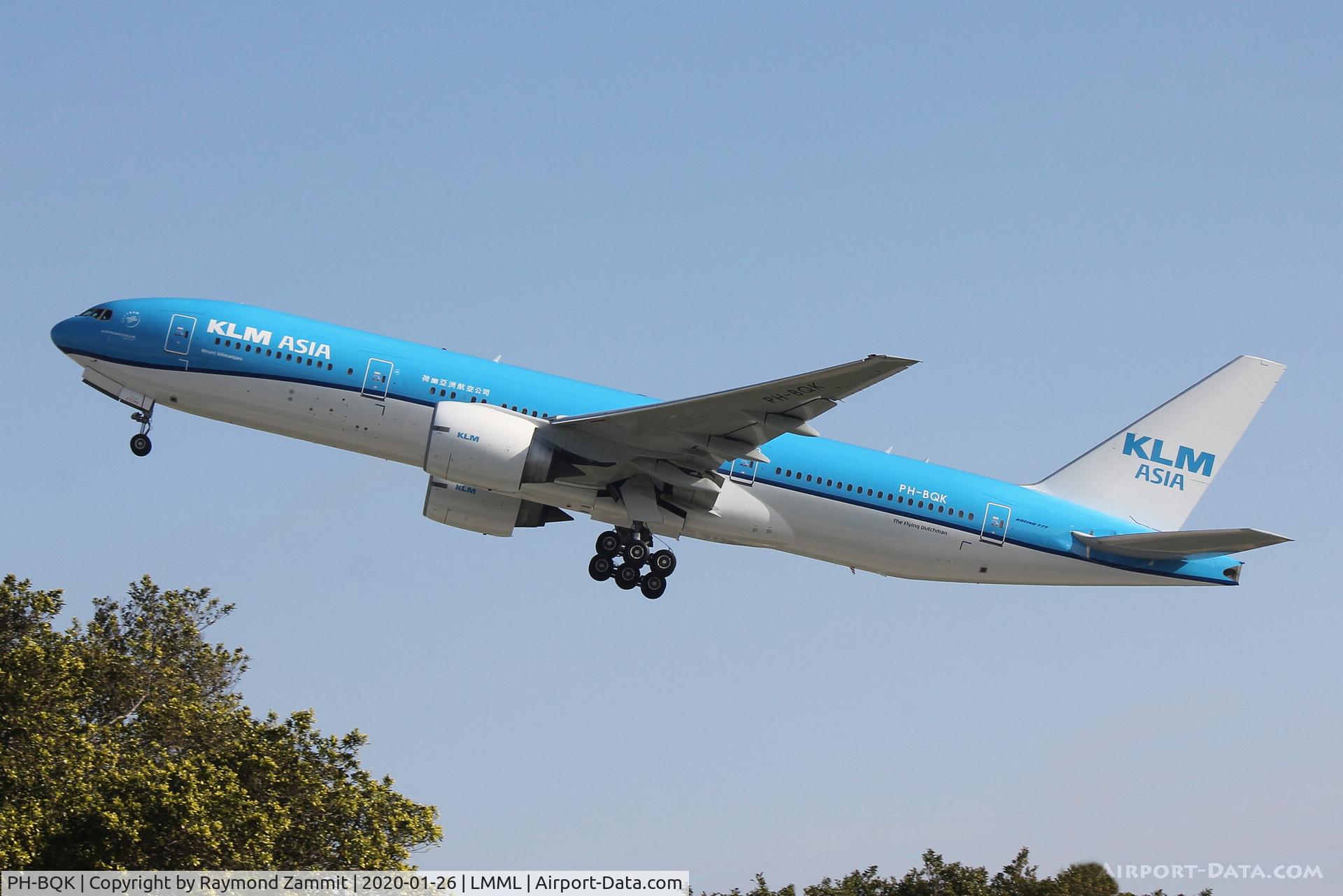 PH-BQK, 2005 Boeing 777-206/ER C/N 29399, B777 PH-BQK KLM