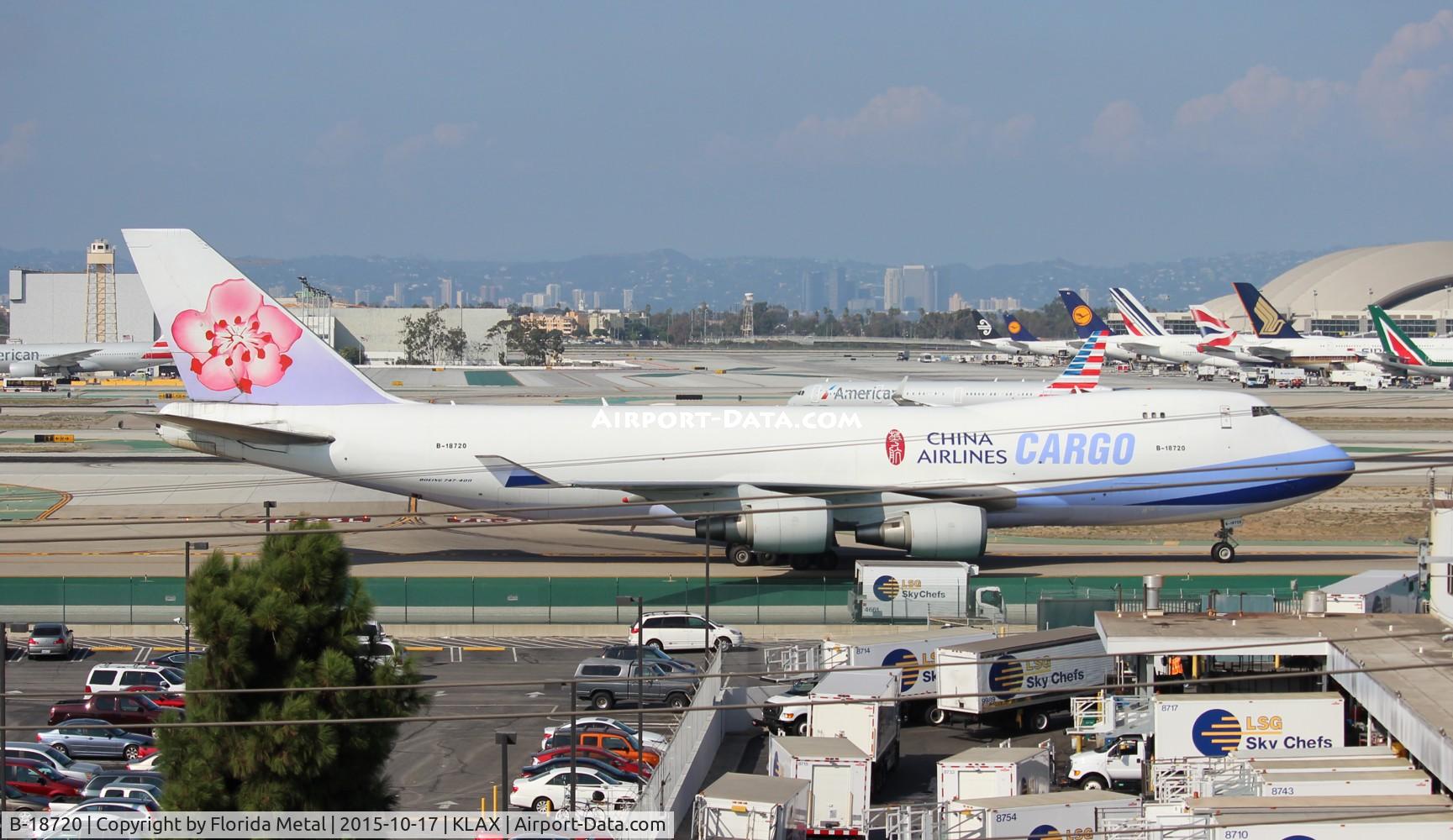 B-18720, 2005 Boeing 747-409F/SCD C/N 33733, LAX 2015