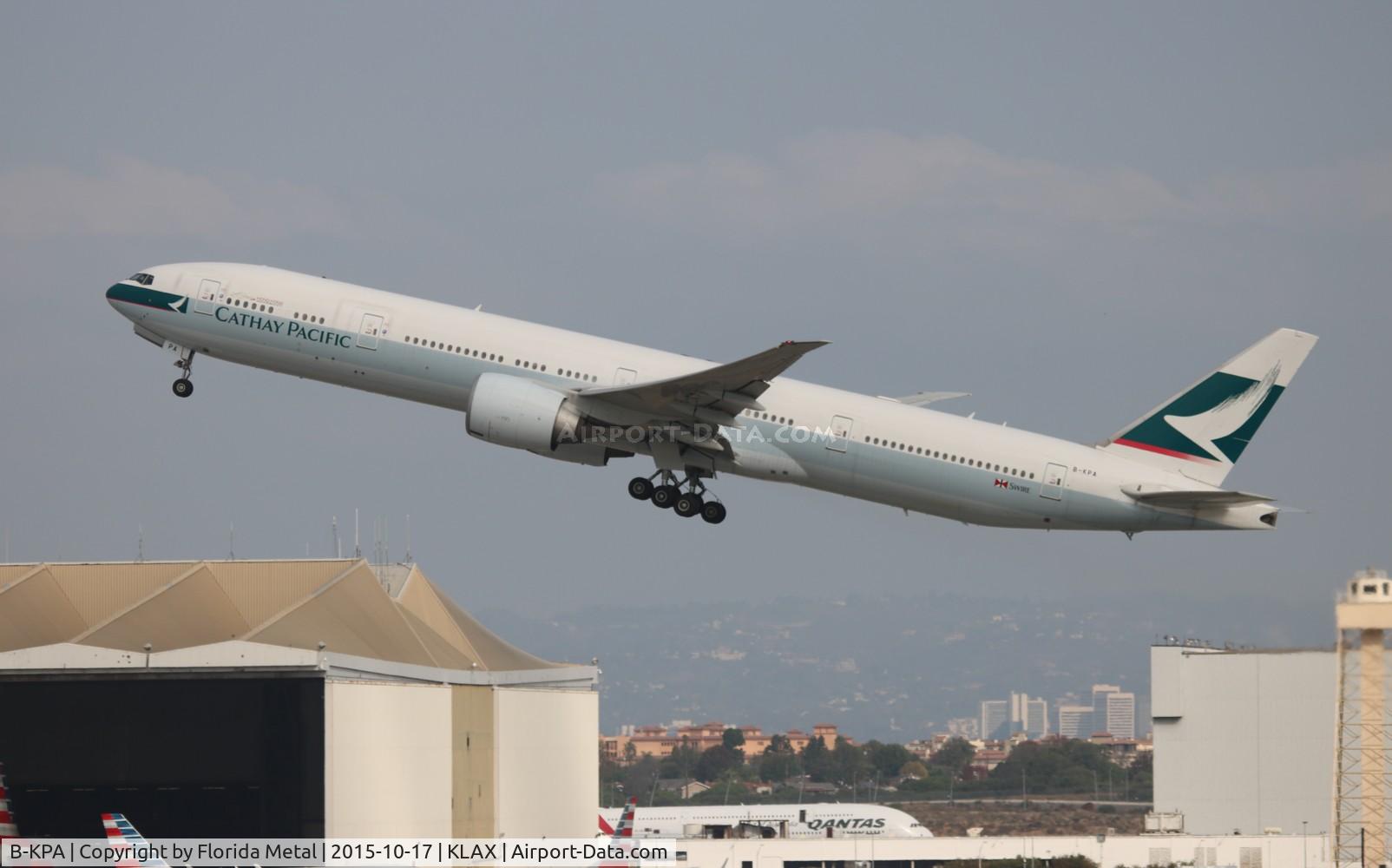 B-KPA, 2007 Boeing 777-367/ER C/N 36154, LAX 2015