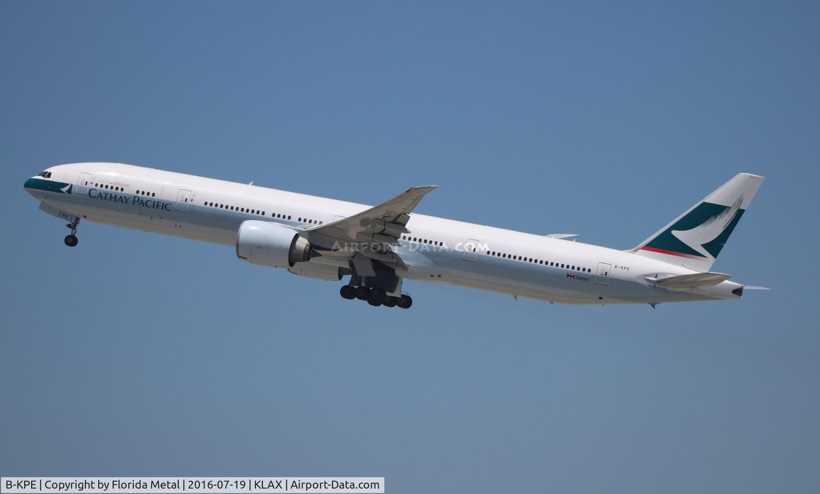 B-KPE, 2007 Boeing 777-367/ER C/N 36156, LAX 2016