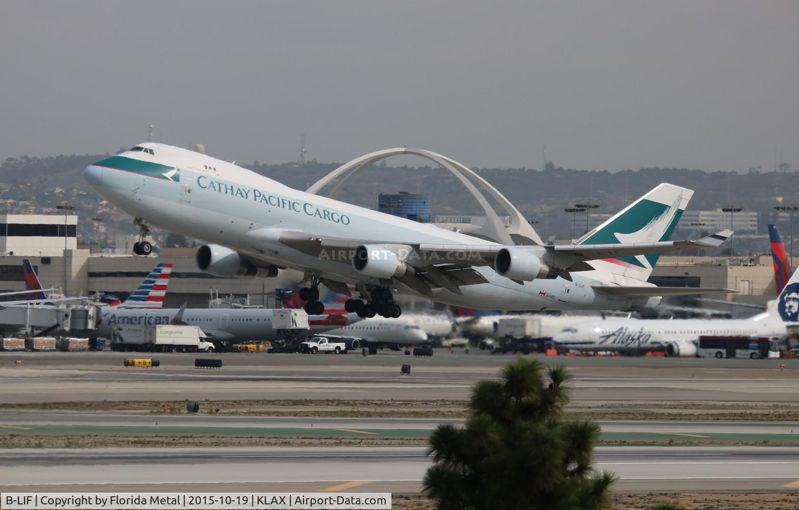 B-LIF, 2009 Boeing 747-467ERF C/N 36871, LAX 2015