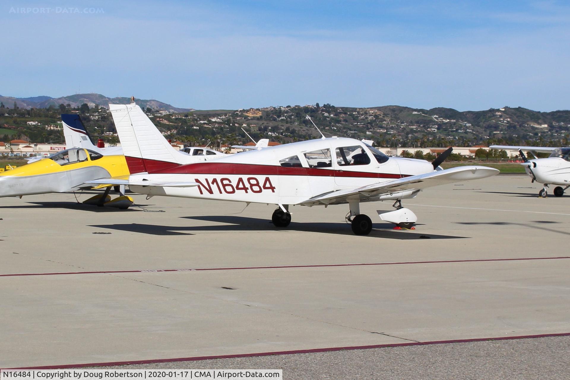 N16484, 1973 Piper PA-28-180 C/N 28-7305264, 1973 Piper PA-28-180 CHEROKEE, Lycoming O&VO-360 180 Hp
