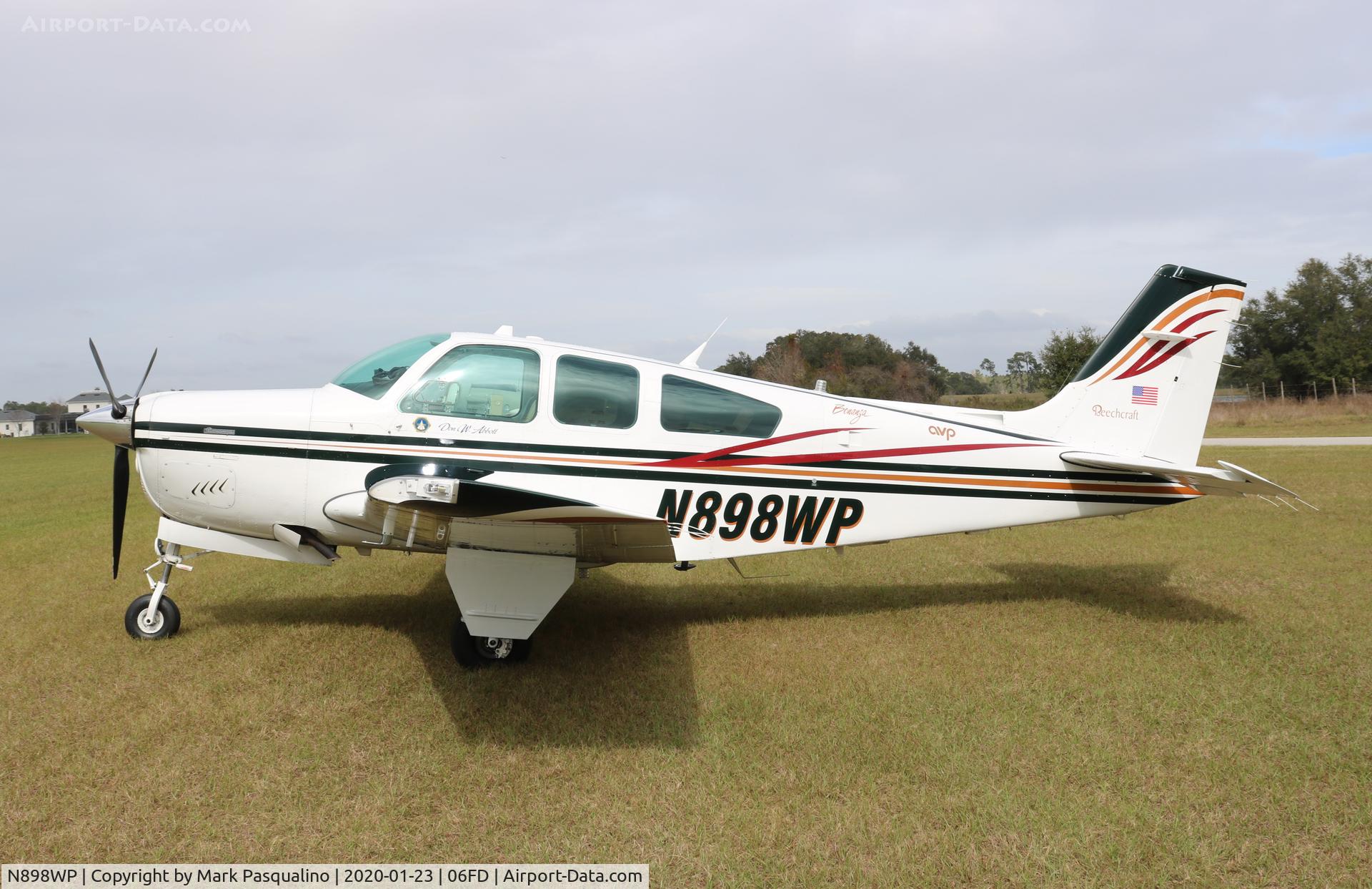 N898WP, 1990 Beech F33A Bonanza C/N CE-1513, Beech F33A