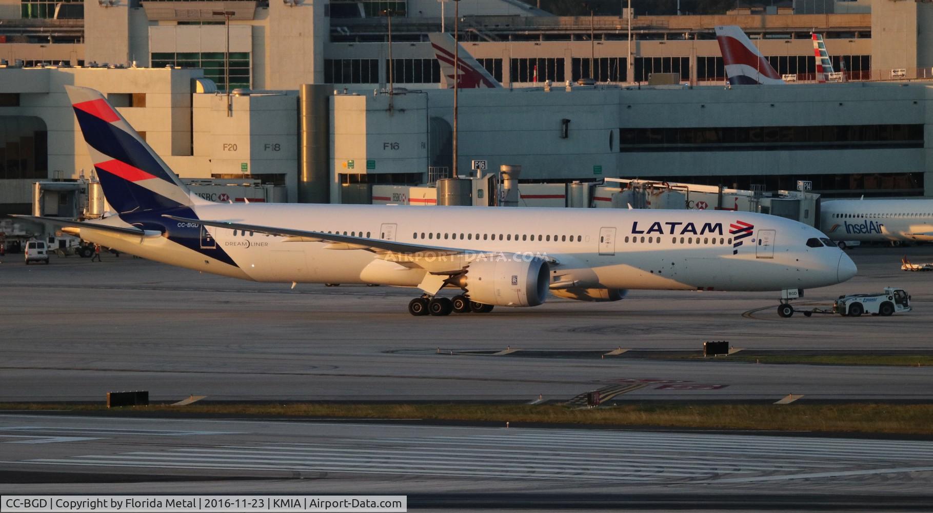 CC-BGD, 2015 Boeing 787-916 Dreamliner C/N 35322, MIA 2016