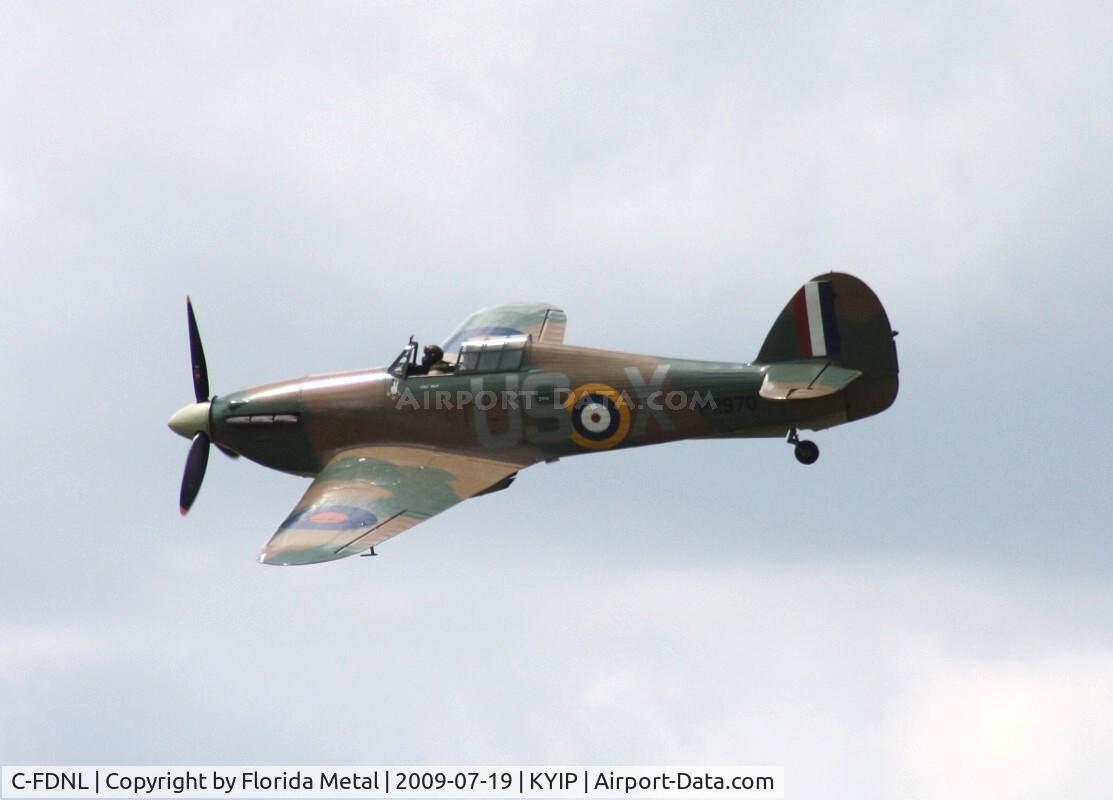 C-FDNL, 1942 Hawker (CCF) Hurricane Mk12 C/N 60372, TOM 2009