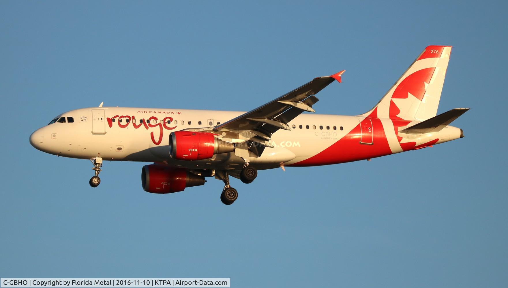 C-GBHO, 1998 Airbus A319-114 C/N 779, TPA 2016