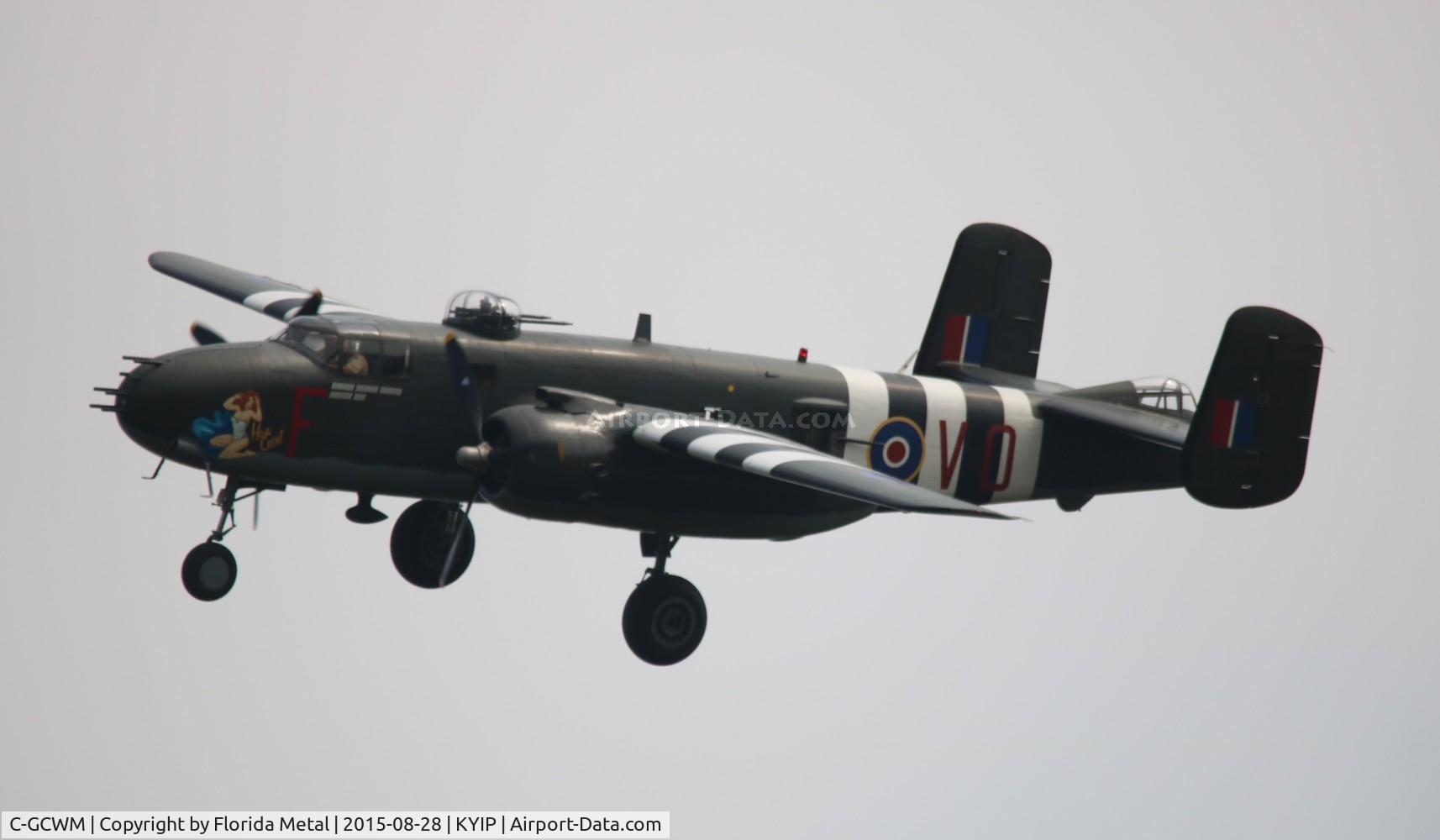 C-GCWM, 1945 North American B-25J Mitchell Mitchell C/N 108-47734, TOM 2015
