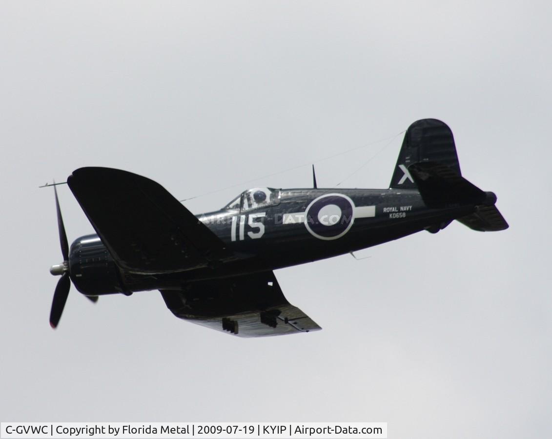 C-GVWC, 1945 Goodyear FG-1D Corsair C/N 3367, TOM 2009