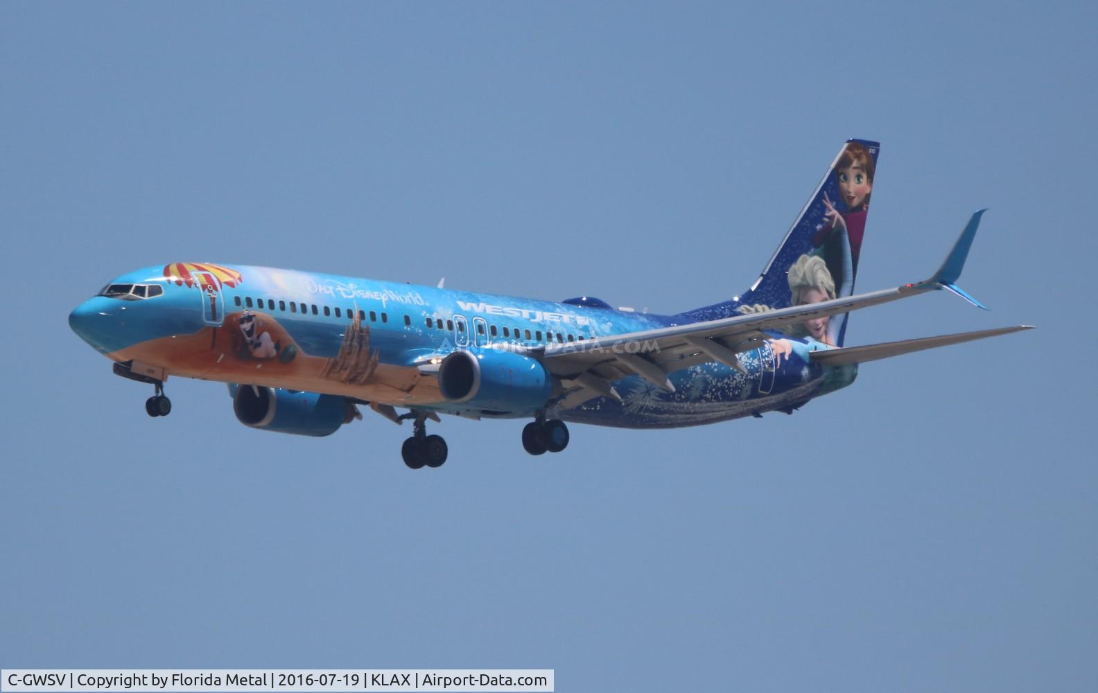 C-GWSV, 2009 Boeing 737-8CT C/N 37158, LAX 2016