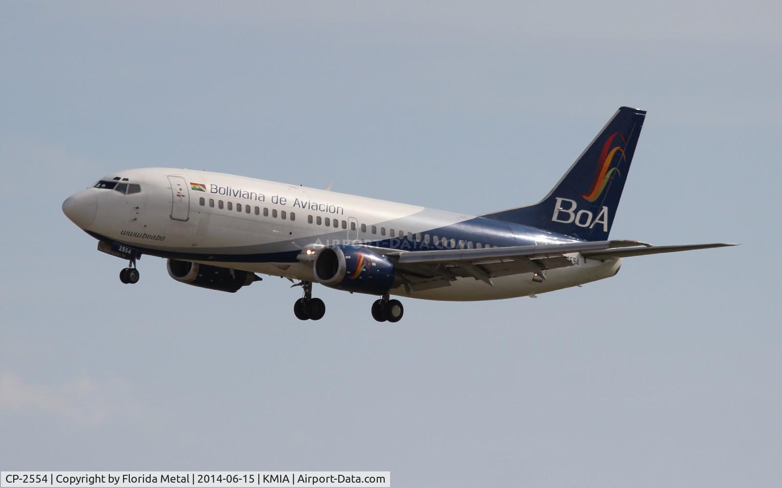 CP-2554, 1994 Boeing 737-8Q8 C/N 26303, MIA 2014