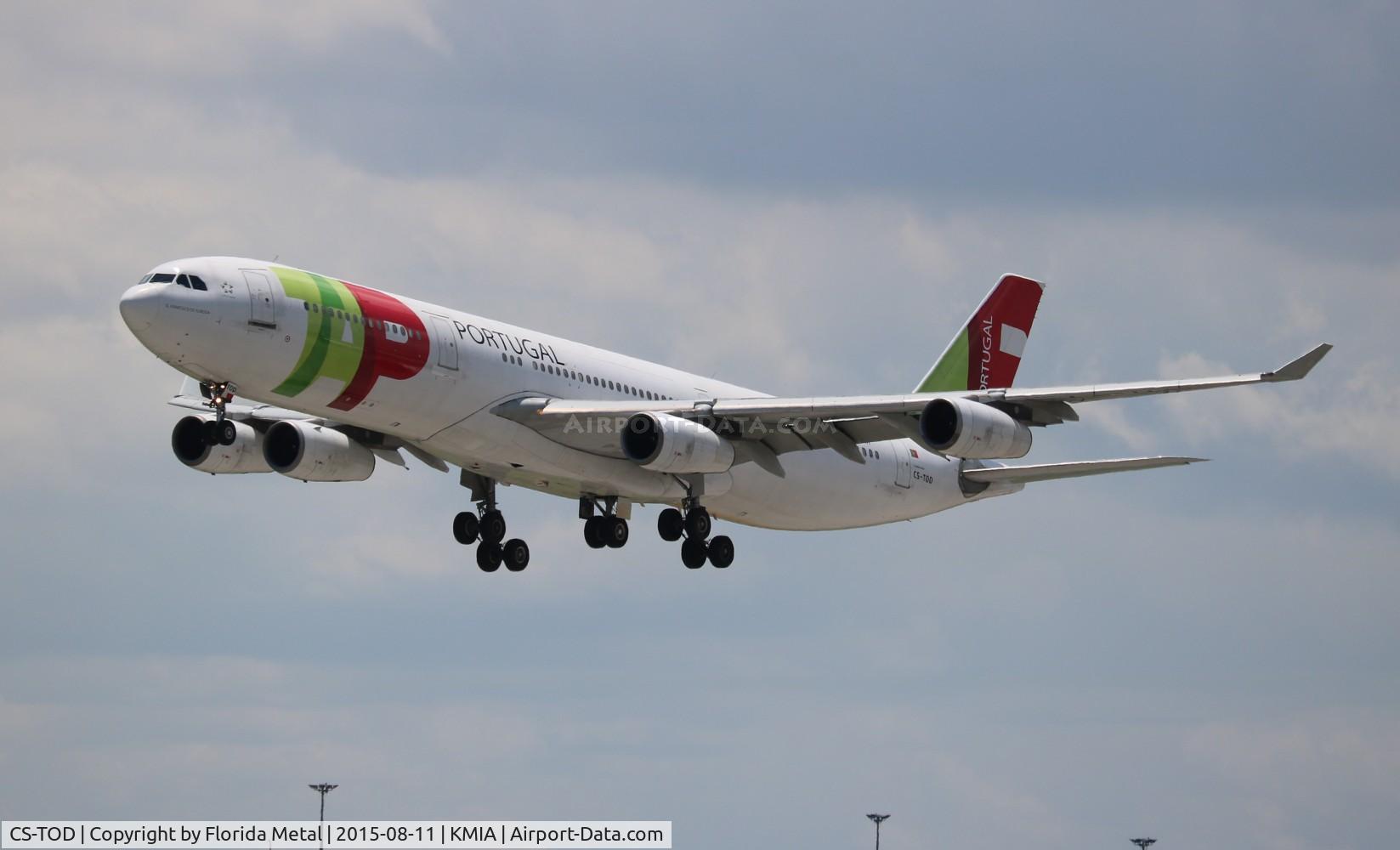 CS-TOD, 1995 Airbus A340-312 C/N 091, MIA 2015