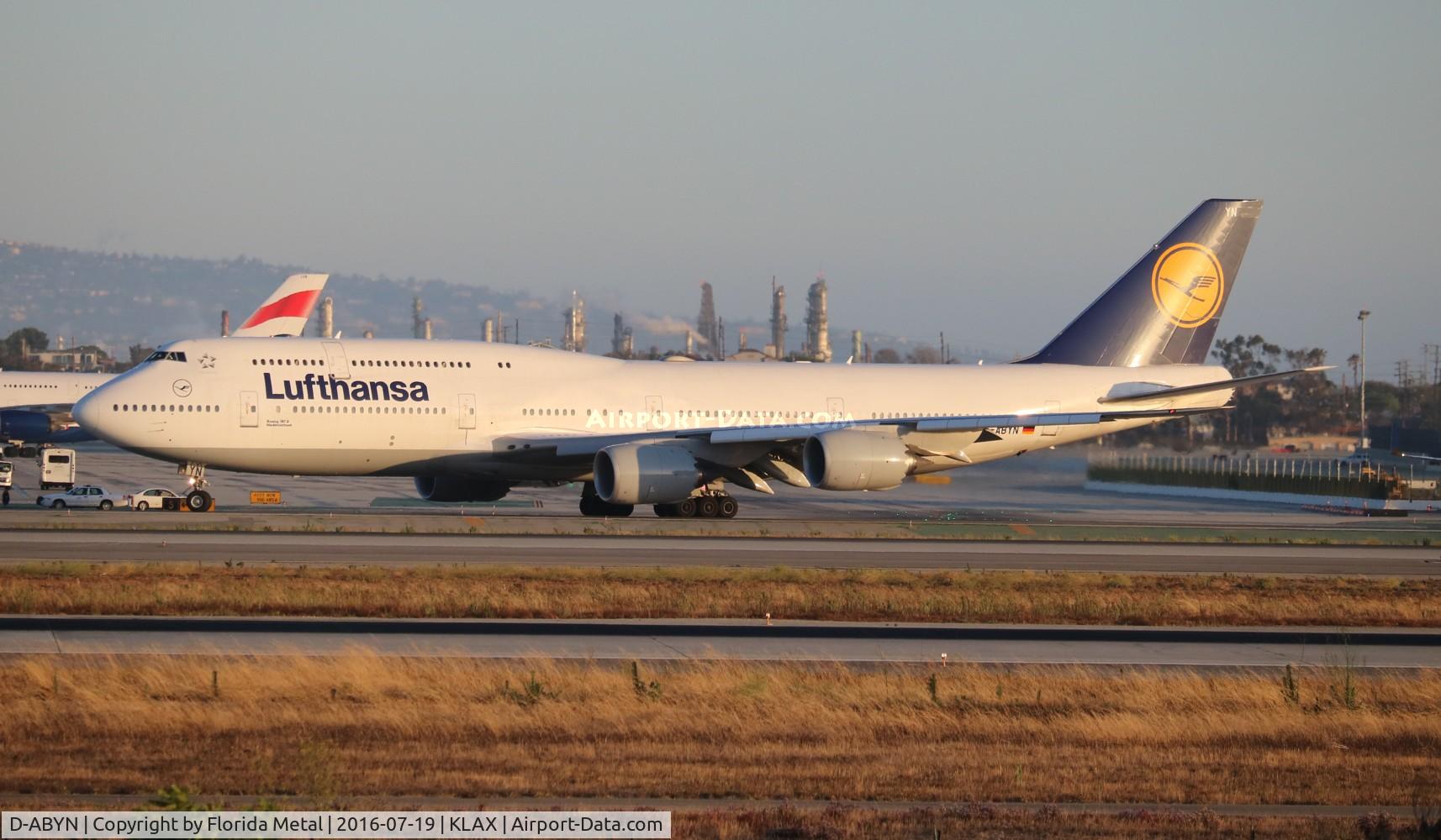 D-ABYN, 2014 Boeing 747-830 C/N 37838, LAX 2016