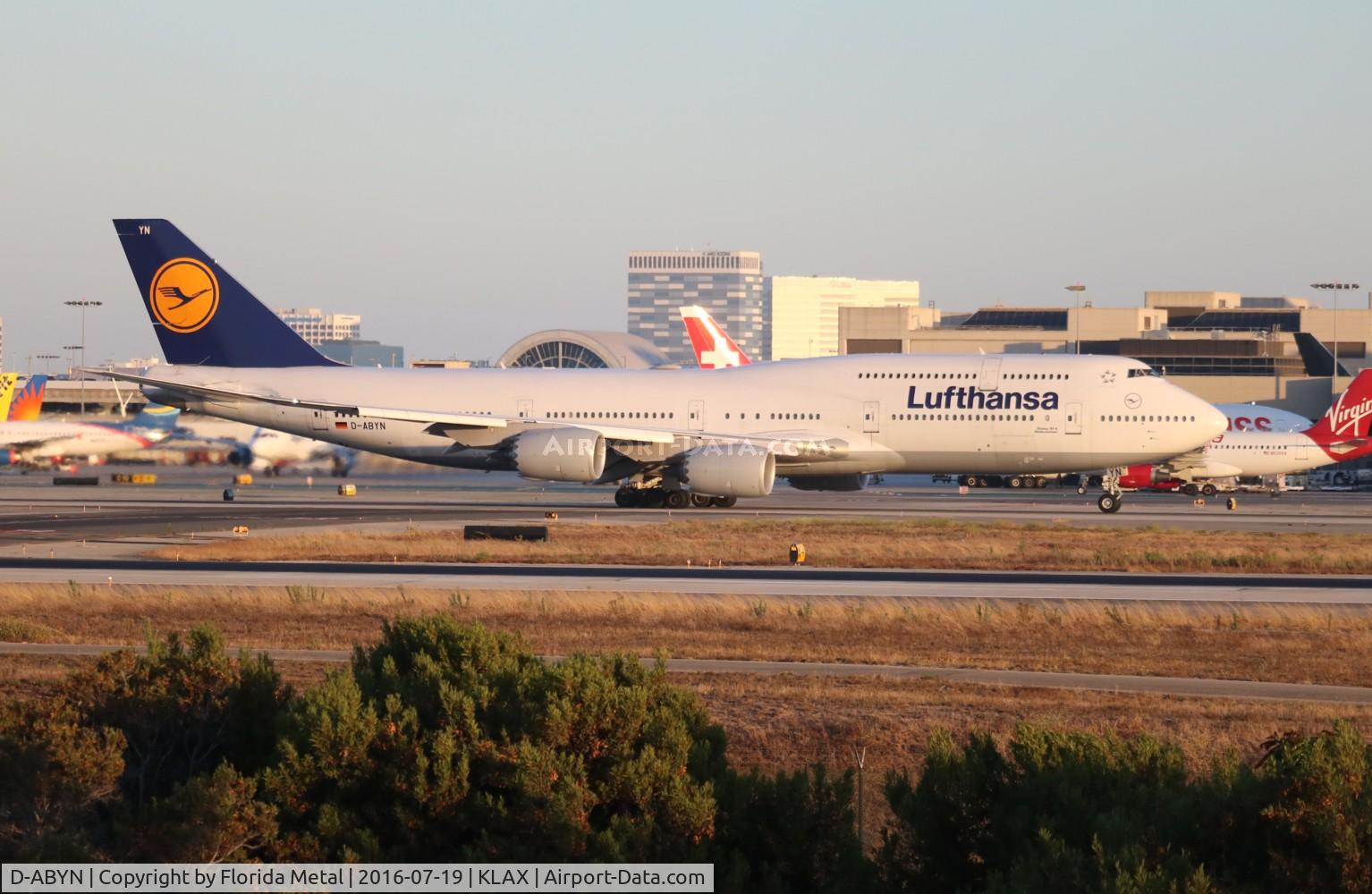D-ABYN, 2014 Boeing 747-830 C/N 37838, LAX 2016