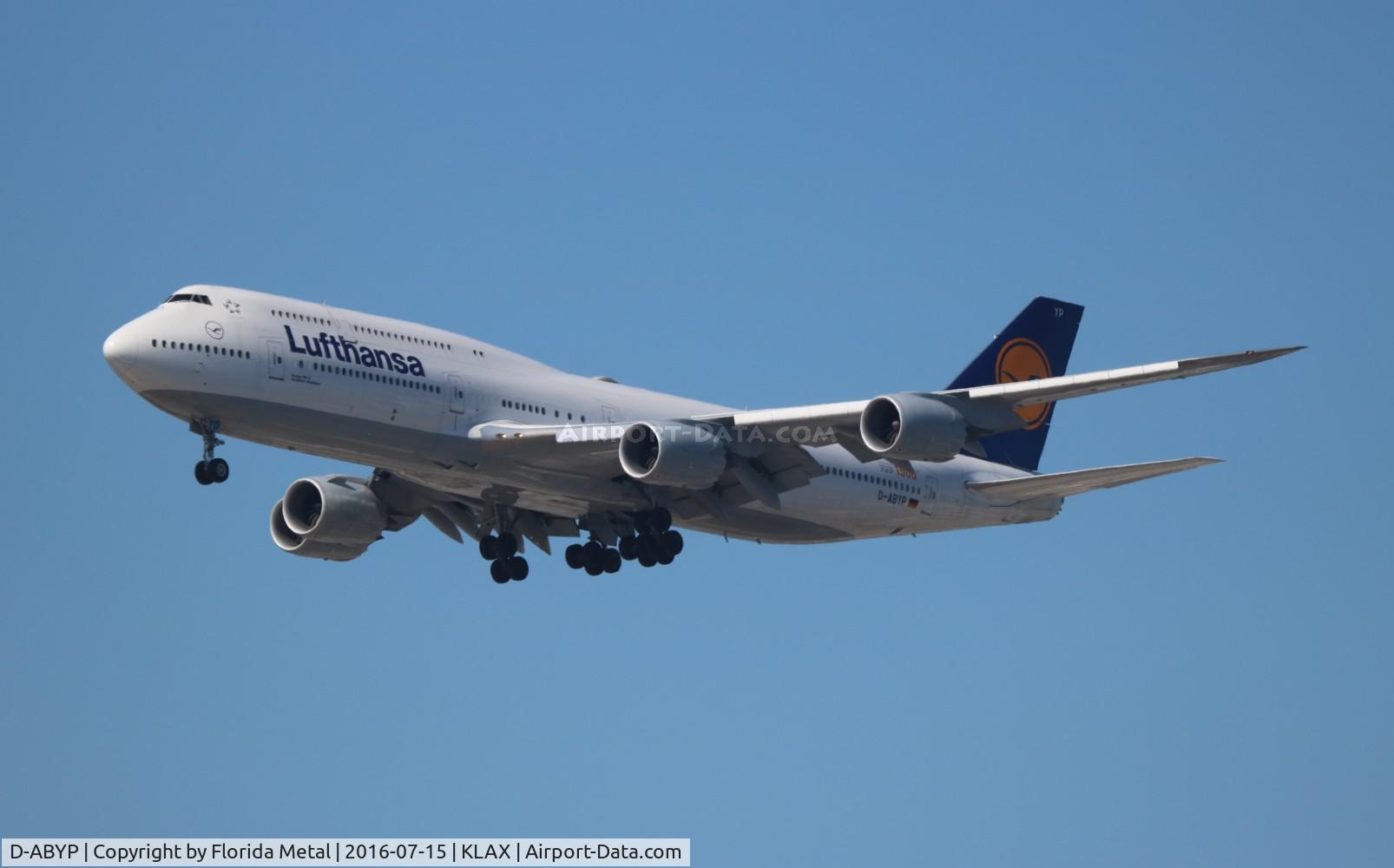 D-ABYP, 2014 Boeing 747-830 C/N 37839, LAX 2016