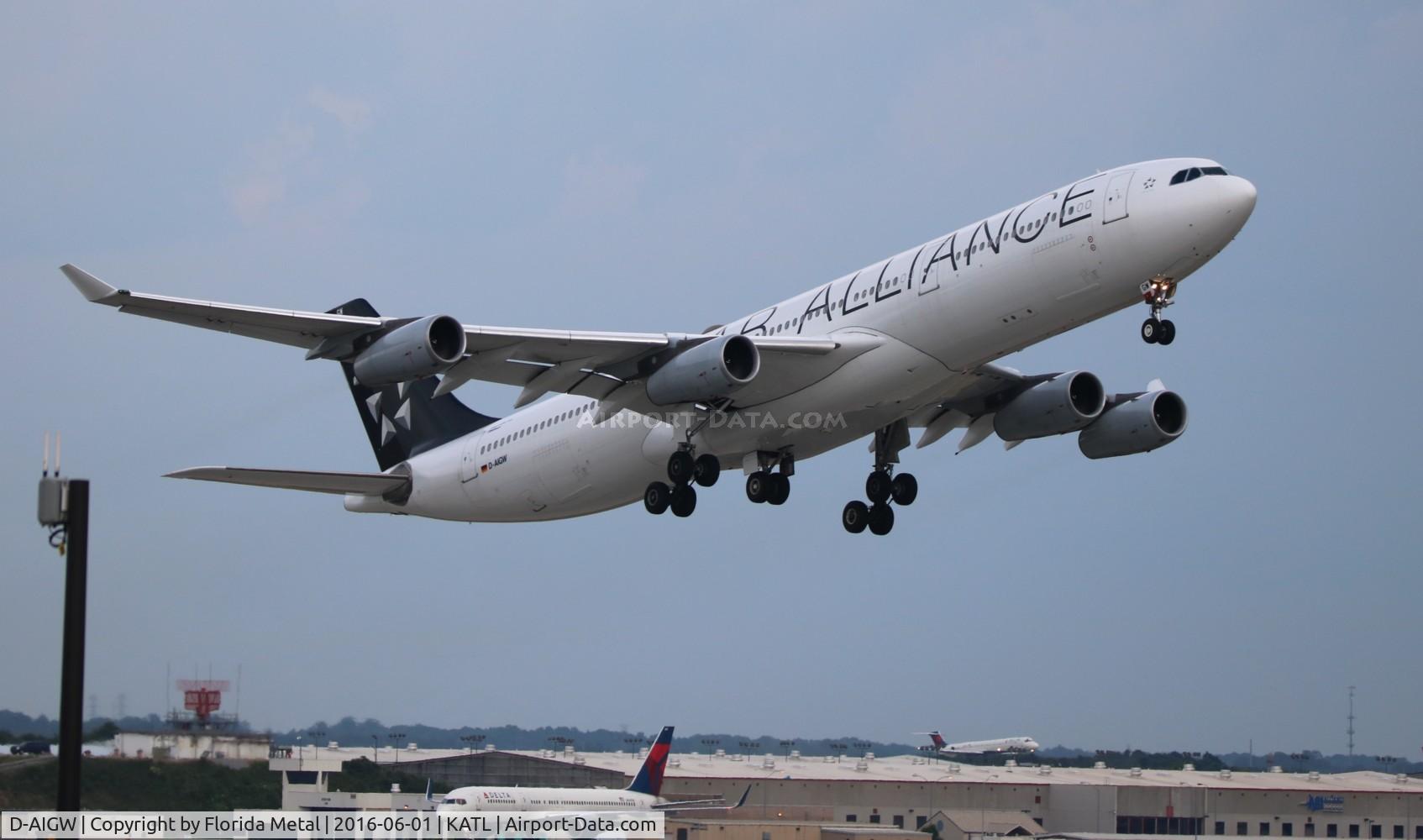D-AIGW, 2000 Airbus A340-313X C/N 327, ATL 2016