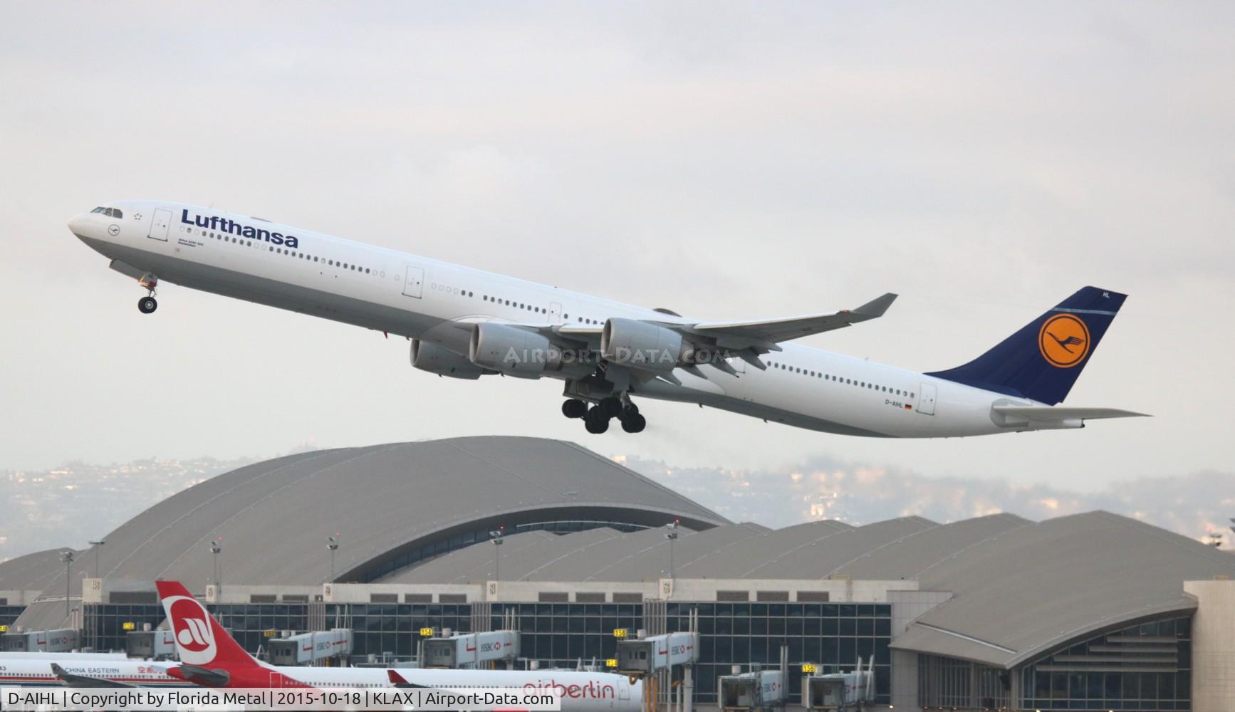D-AIHL, 2004 Airbus A340-642 C/N 583, LAX 2015