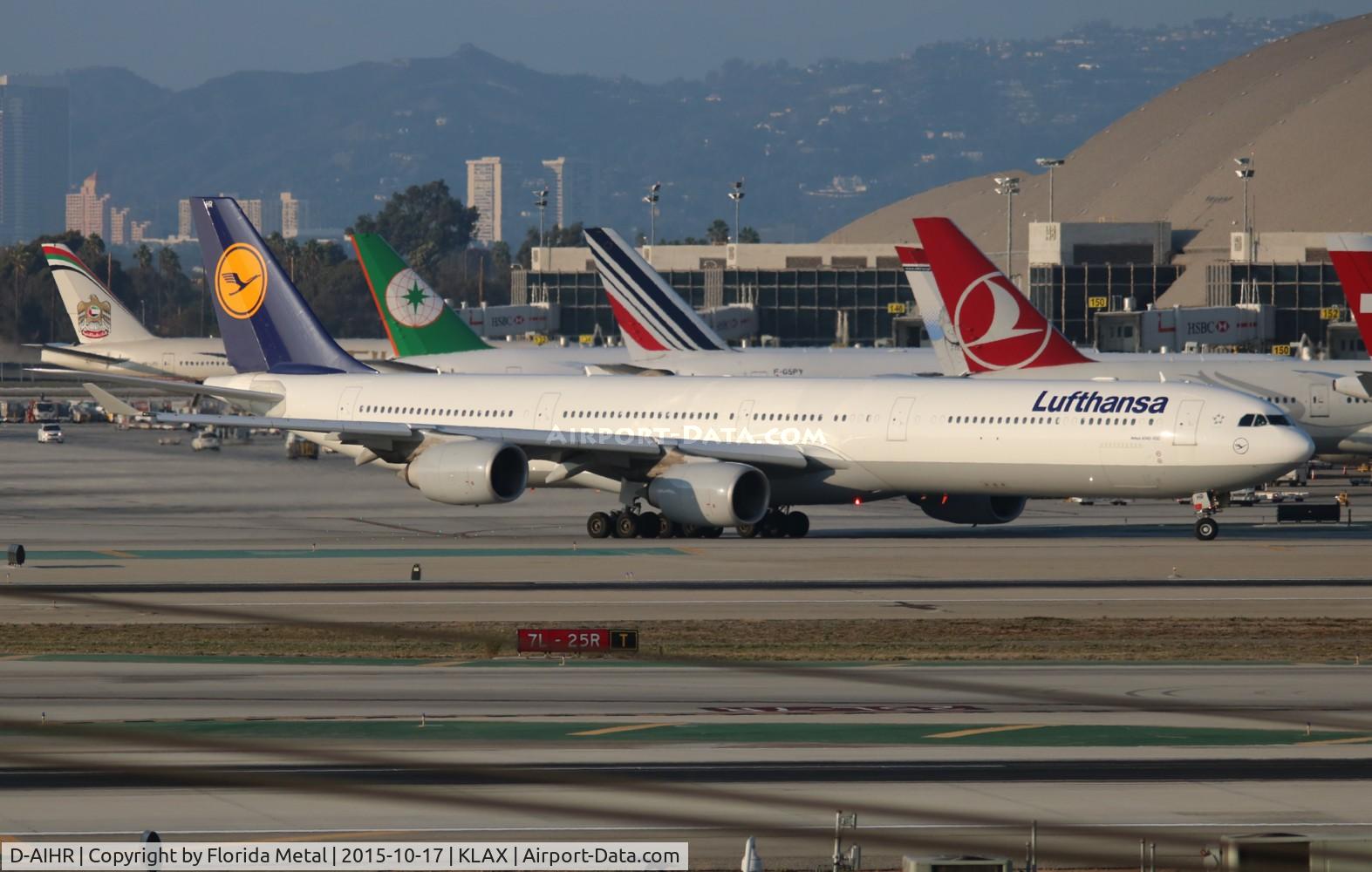 D-AIHR, 2007 Airbus A340-642 C/N 794, LAX 2015