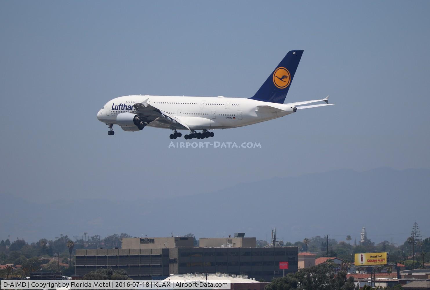 D-AIMD, 2010 Airbus A380-841 C/N 048, LAX 2016
