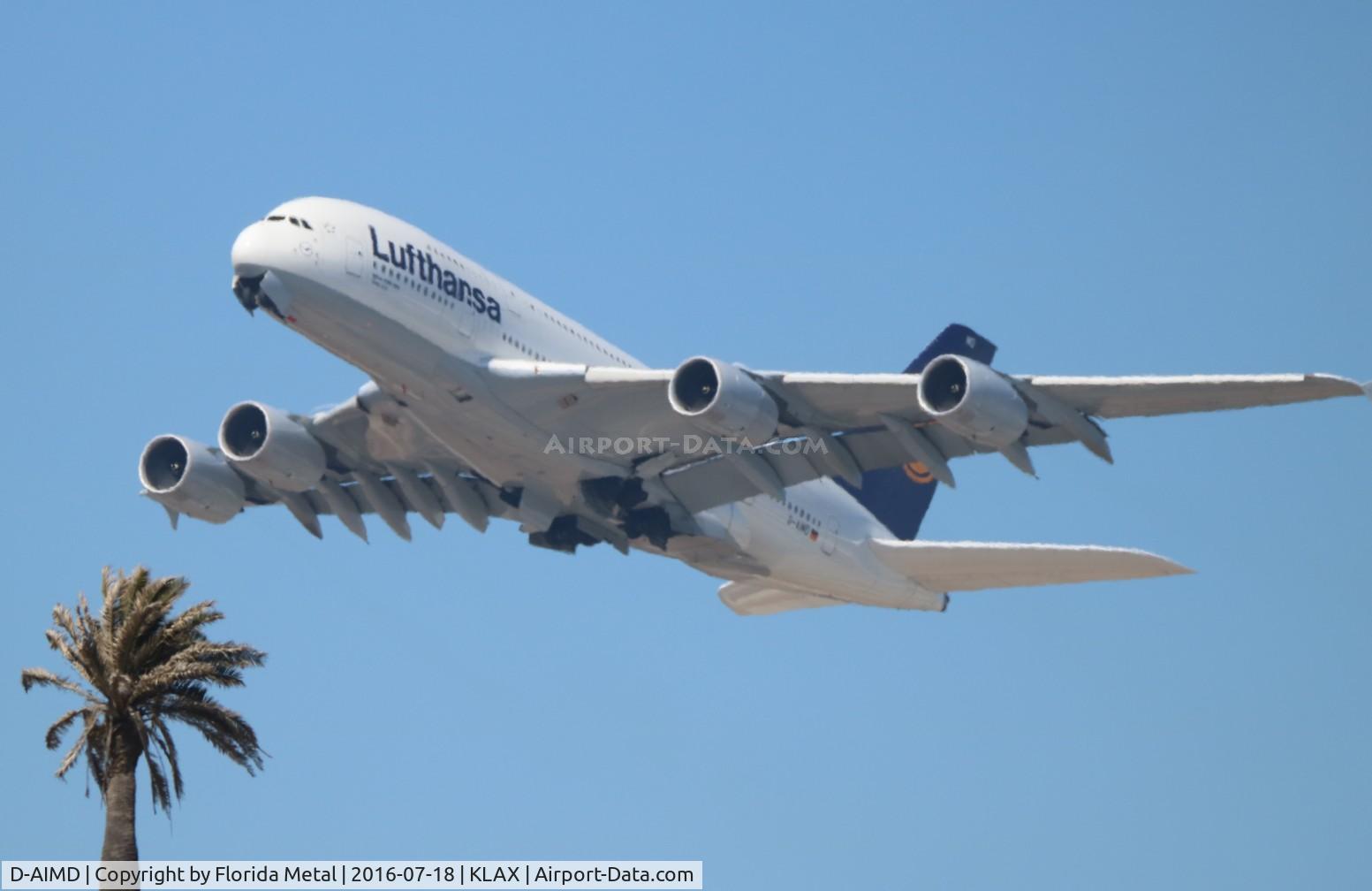 D-AIMD, 2010 Airbus A380-841 C/N 048, LAX 2016