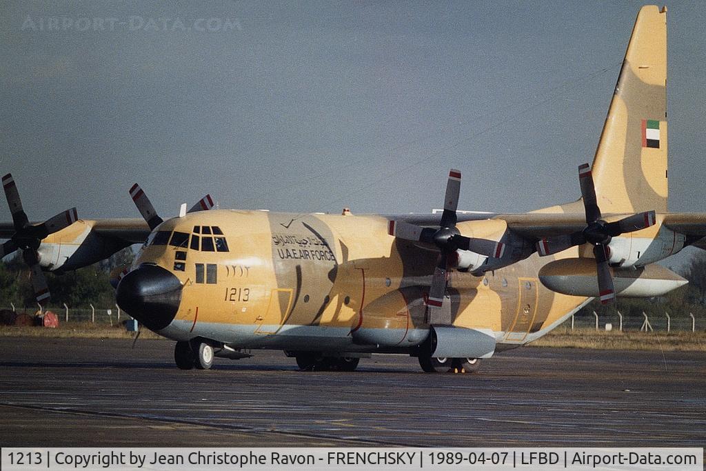 1213, 1981 Lockheed C-130H Hercules C/N 382-4879, UAE Air Force C-130H 1213