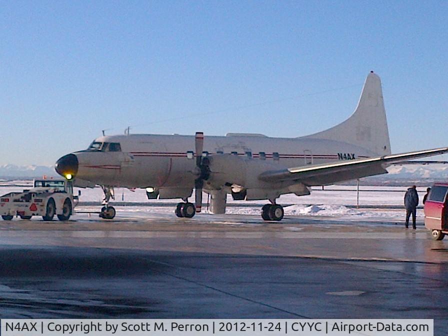 N4AX, Canadair CC-109 Cosmopolitan (CL-66B/580) C/N 11151, Being retrofitted for fire fighting service.