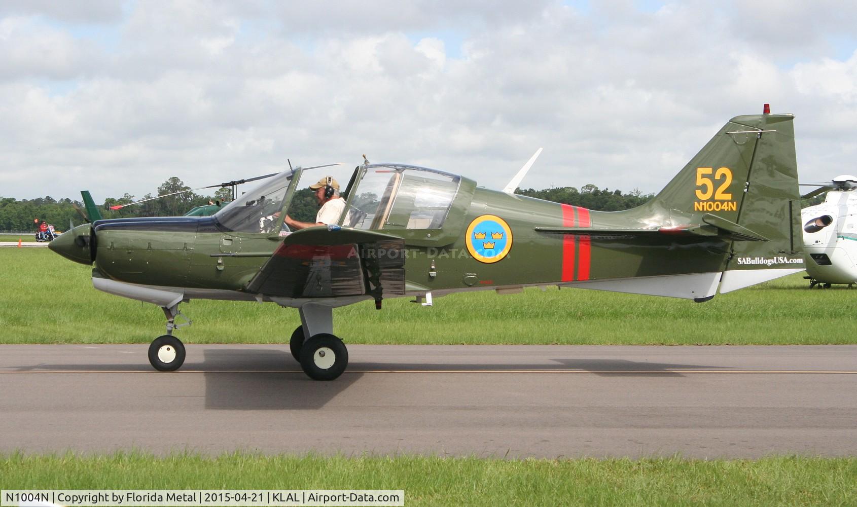 N1004N, 1972 Scottish Aviation Sk.61E Bulldog C/N BH100/167, Bulldog