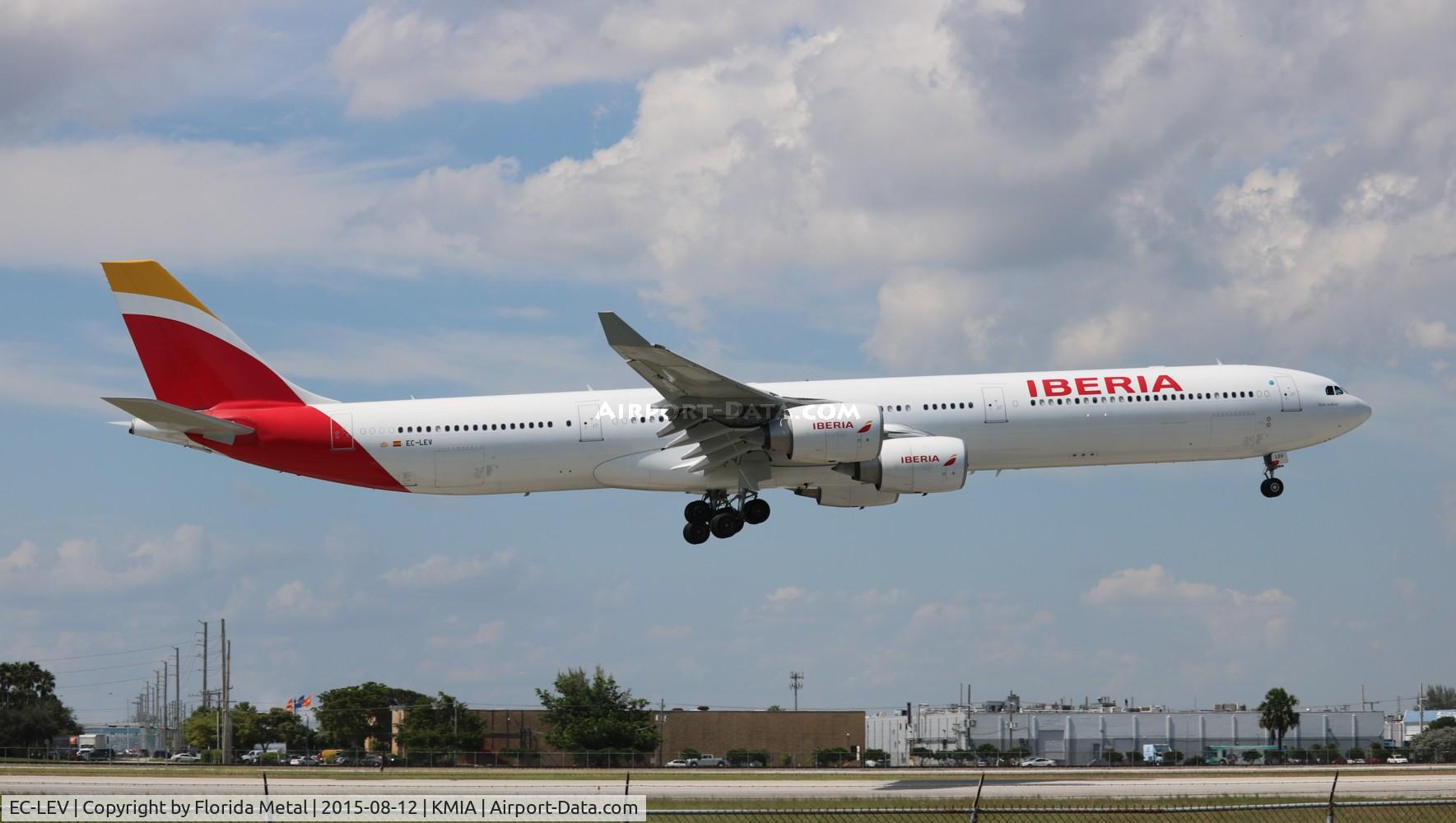 EC-LEV, 2010 Airbus A340-642 C/N 1079, MIA 2015