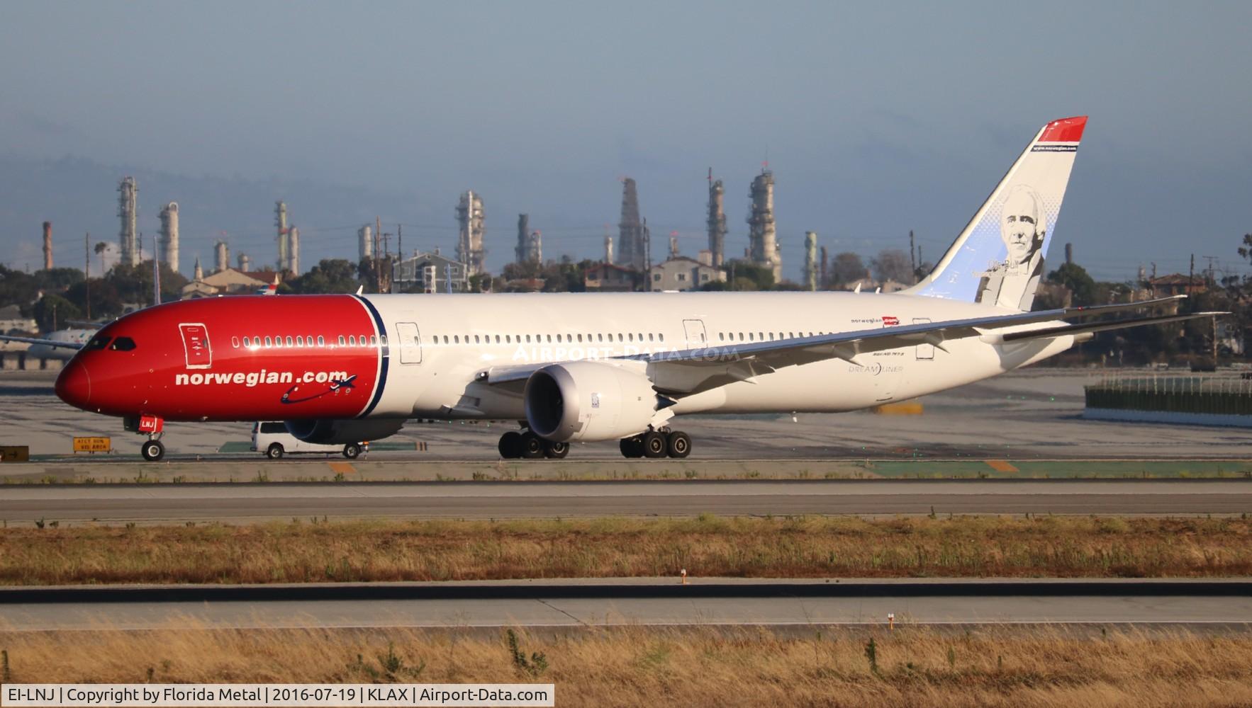 EI-LNJ, 2016 Boeing 787-9 Dreamliner C/N 37308, LAX 2016