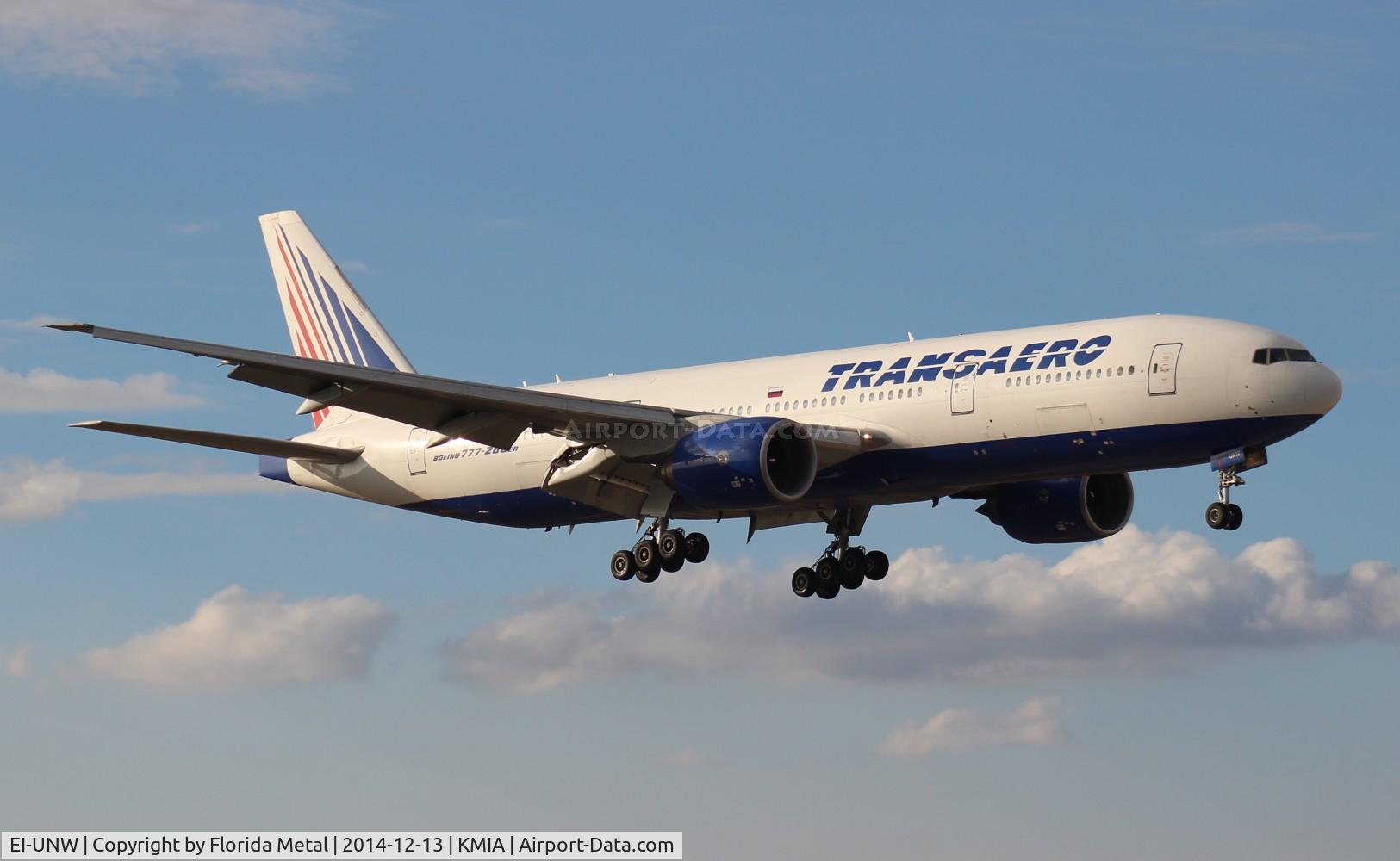 EI-UNW, 1999 Boeing 777-222 C/N 30214, MIA 2014