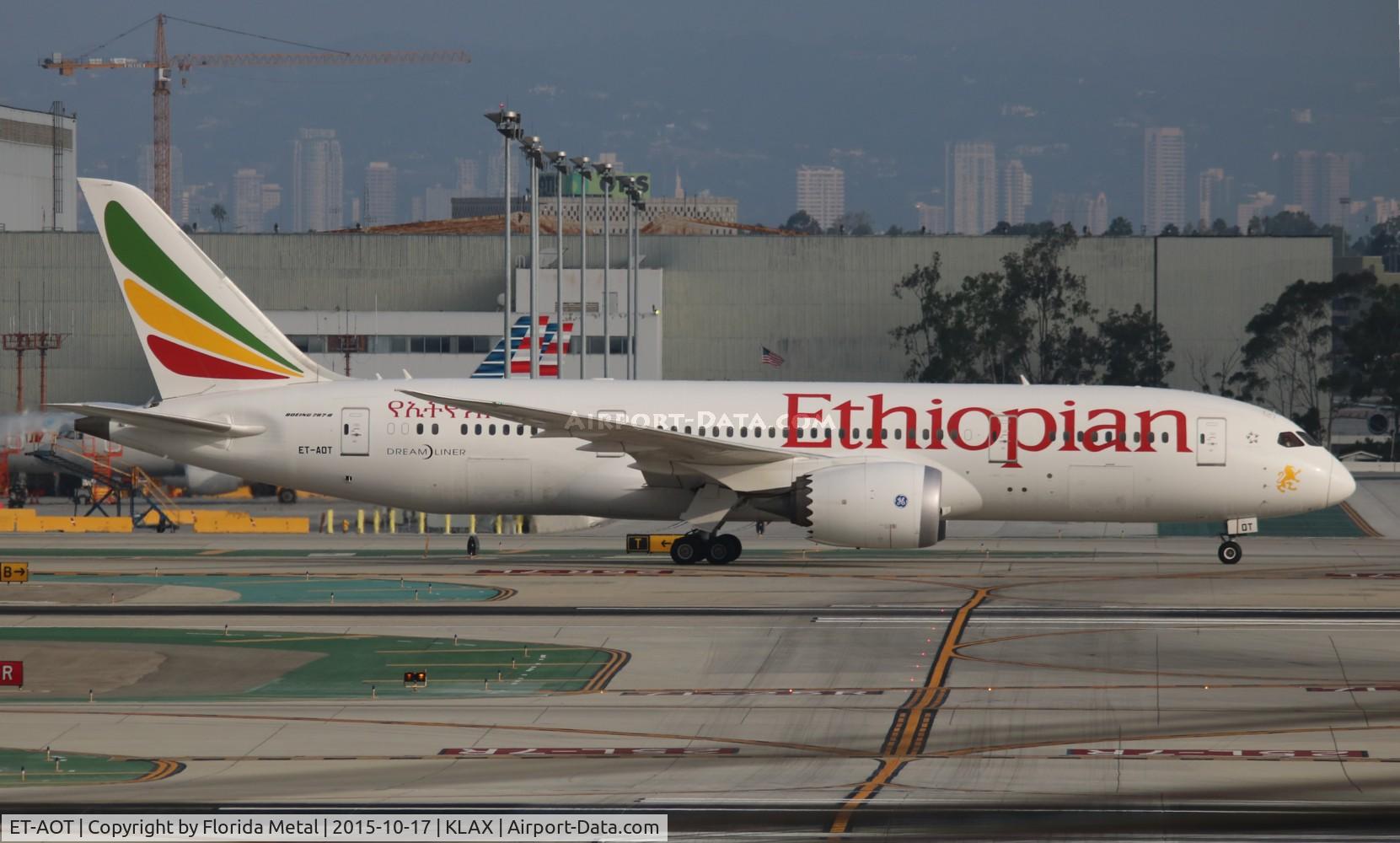 ET-AOT, 2014 Boeing 787-8 Dreamliner Dreamliner C/N 34748, LAX 2015