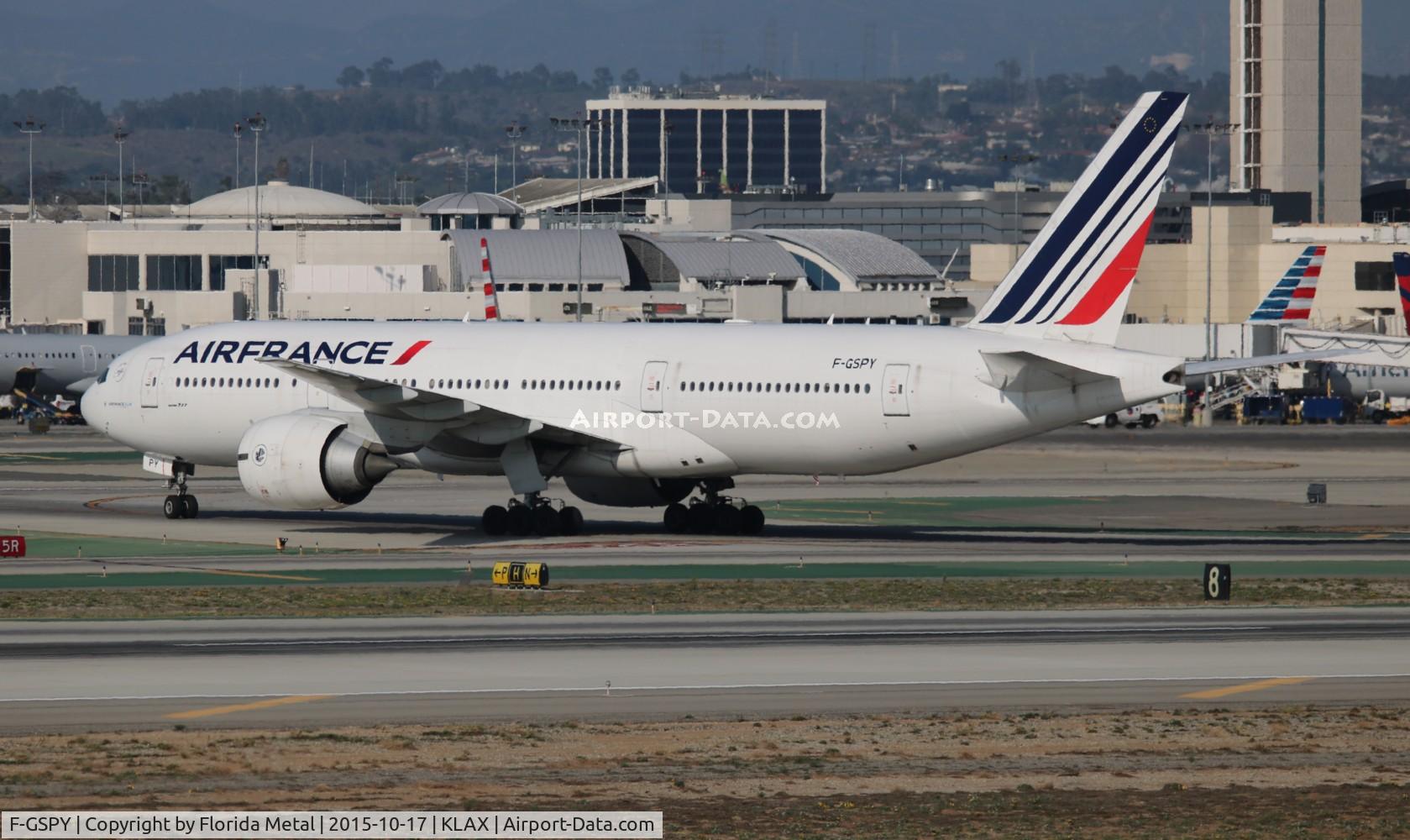 F-GSPY, 2002 Boeing 777-228/ER C/N 32305, LAX 2015