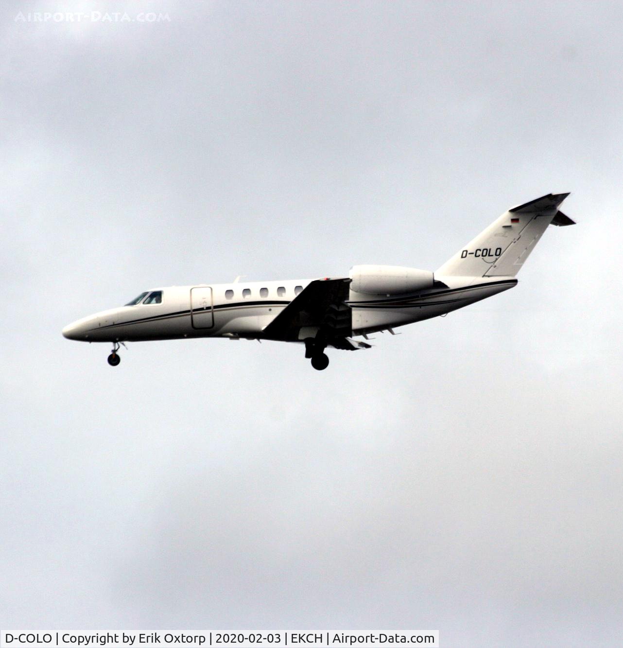D-COLO, 2011 Cessna 525C CitationJet CJ4 C/N 525C-0044, D-COLO la ding rw 22L