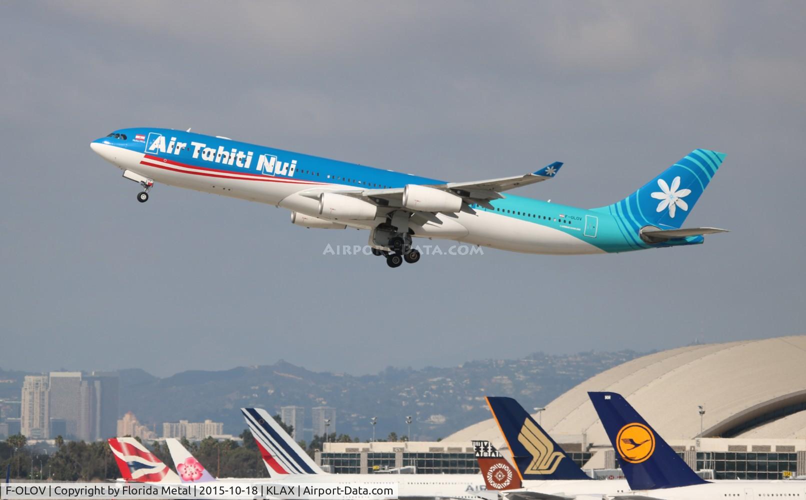 F-OLOV, 2005 Airbus A340-313 C/N 668, LAX 2015