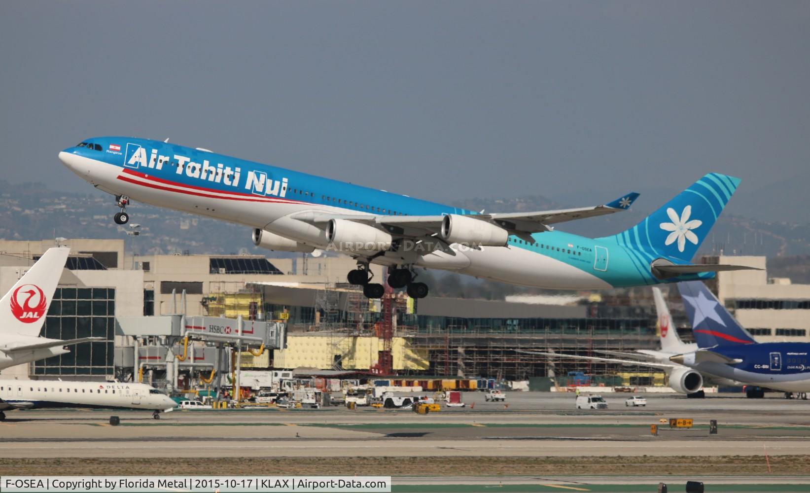 F-OSEA, 2001 Airbus A340-313 C/N 438, LAX 2015