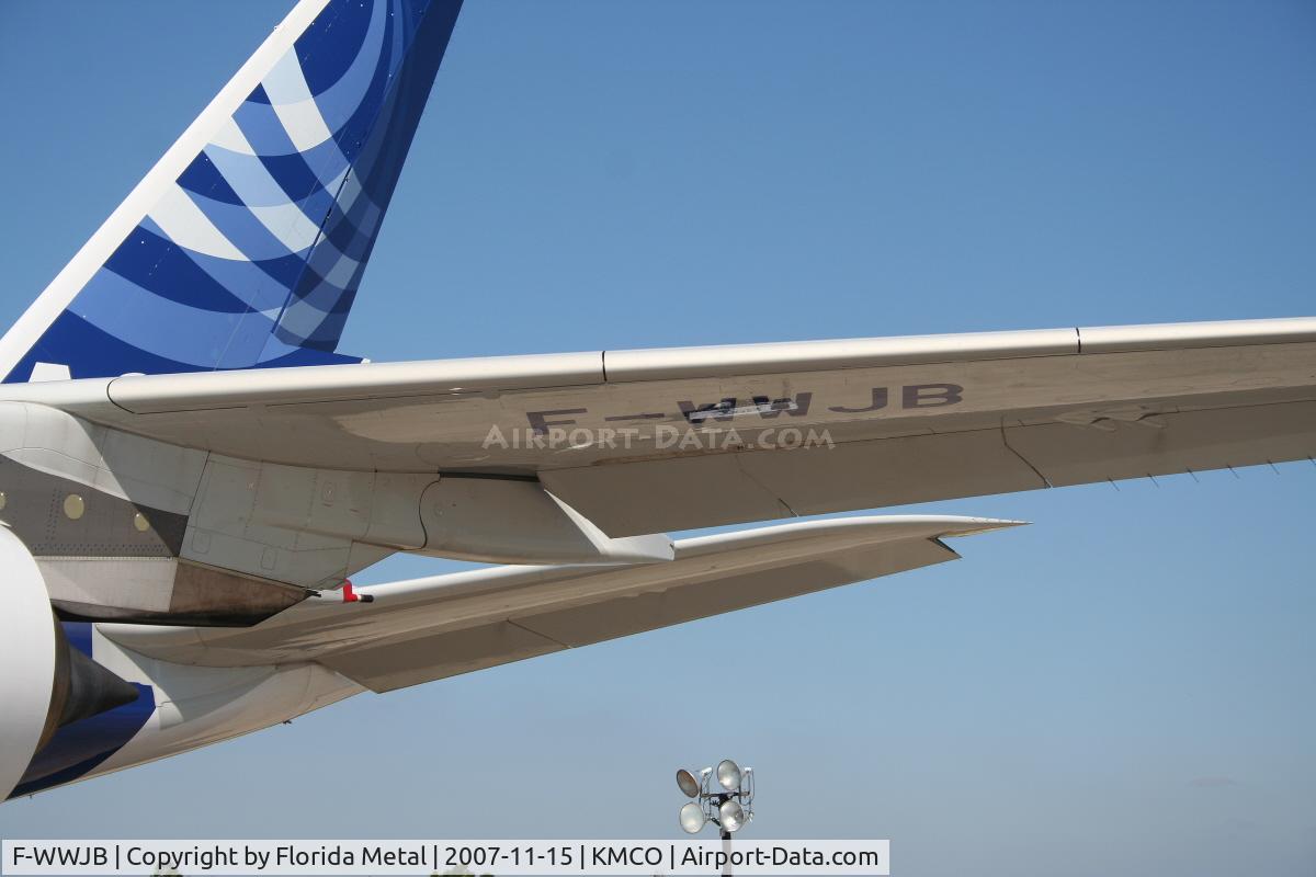 F-WWJB, 2006 Airbus A380-861 C/N 007, MCO 2007