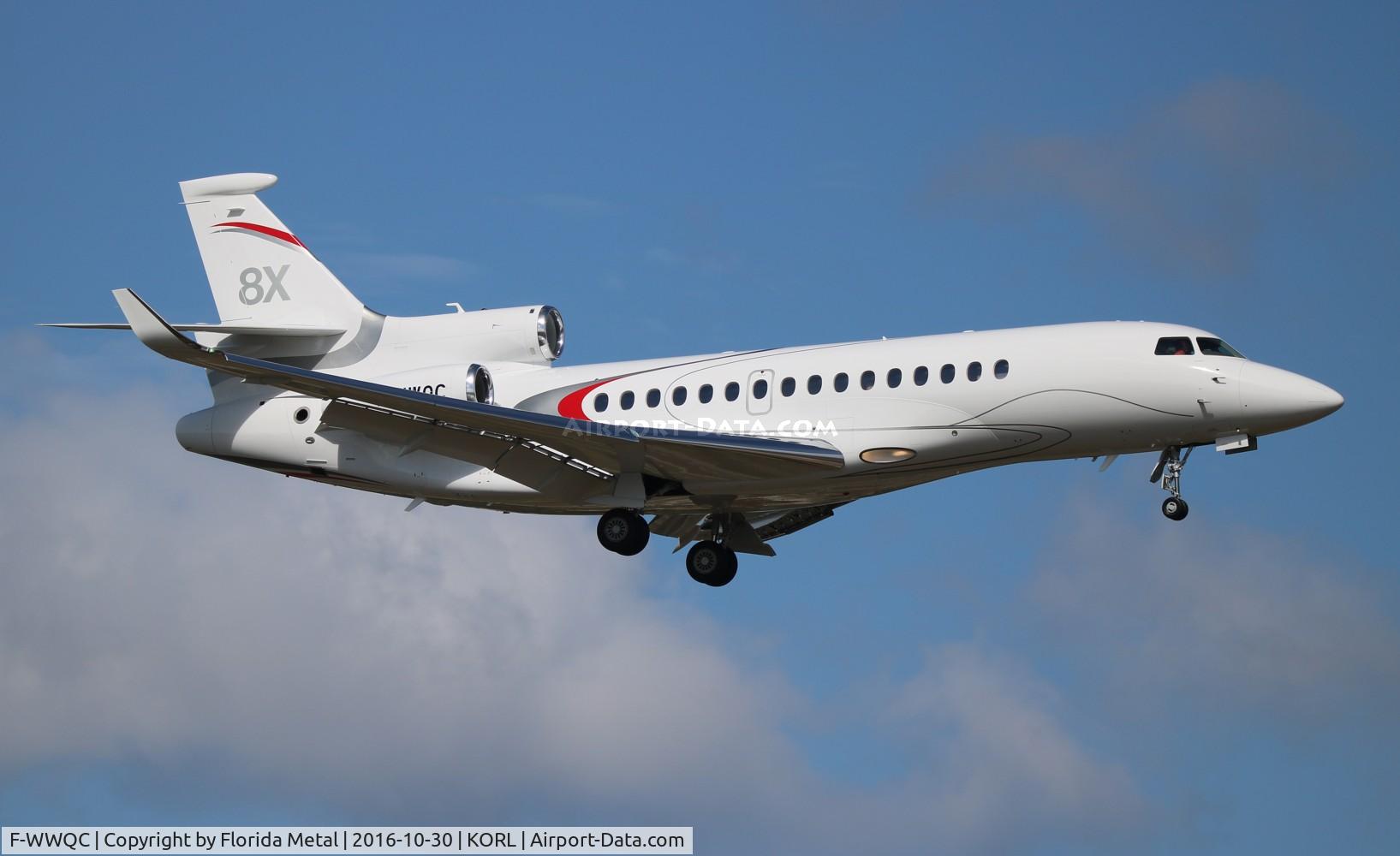 F-WWQC, 2015 Dassault Falcon 8X C/N 403, NBAA 2016