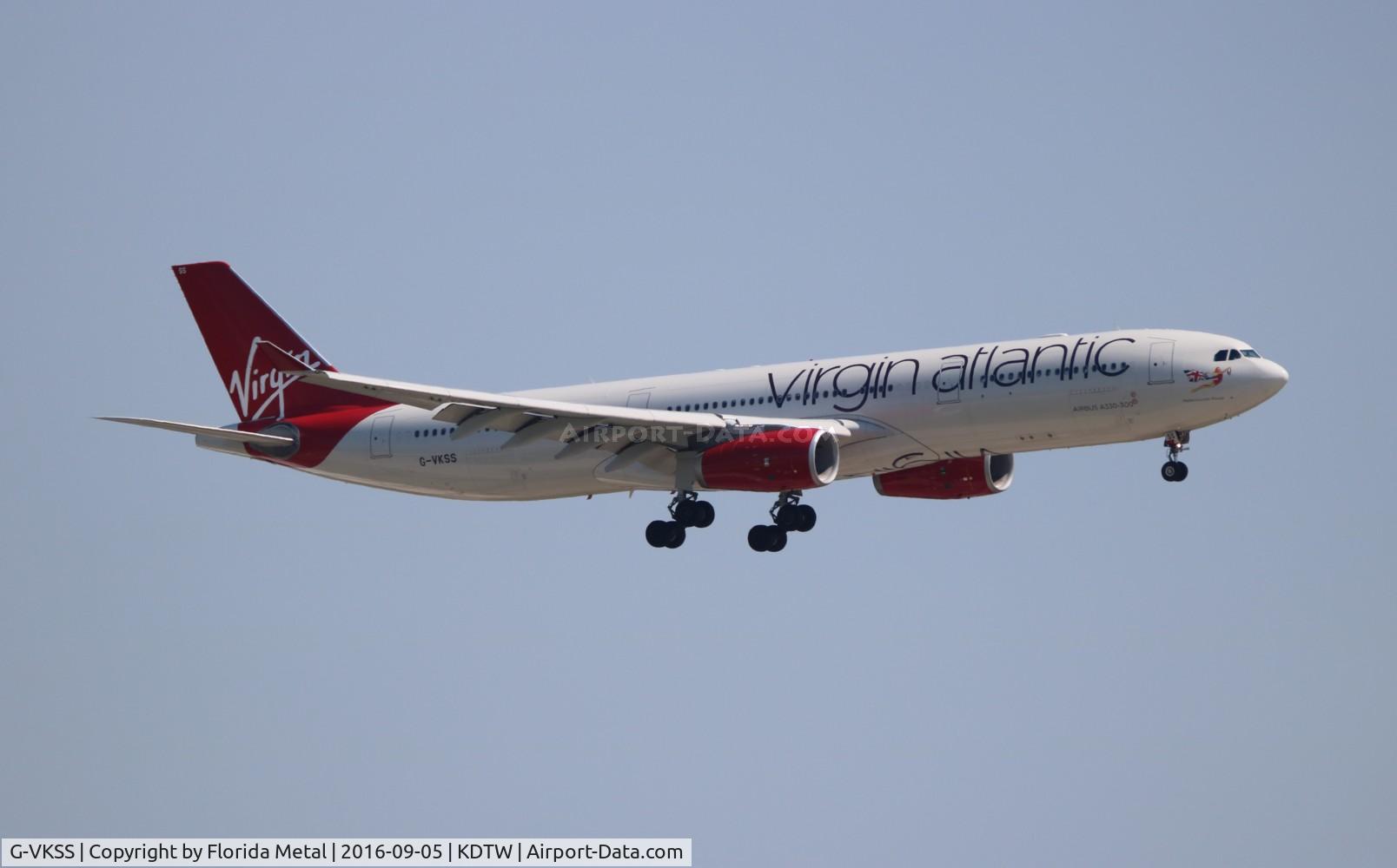 G-VKSS, 2010 Airbus A330-343X C/N 1201, DTW 2016