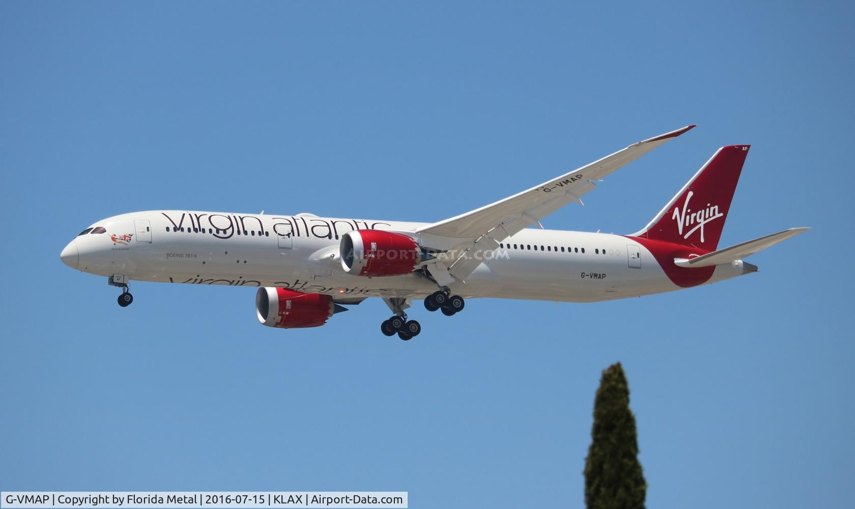 G-VMAP, 2015 Boeing 787-9 Dreamliner C/N 38047, LAX 2016