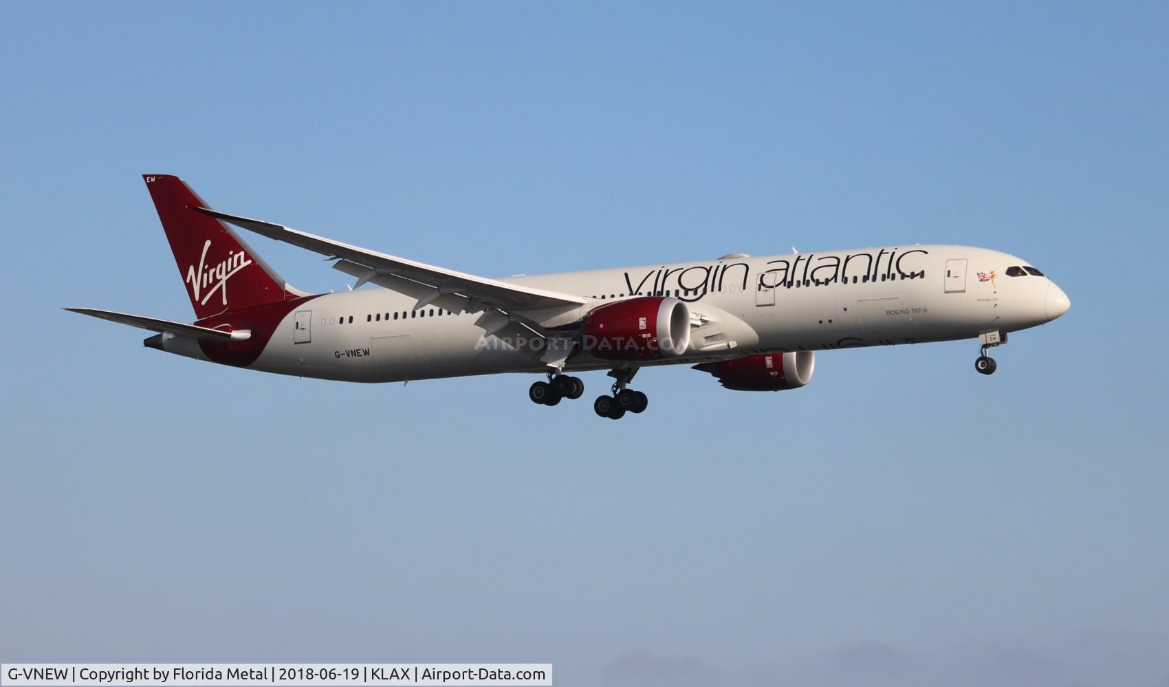 G-VNEW, 2014 Boeing 787-9 Dreamliner C/N 40956, LAX 2018