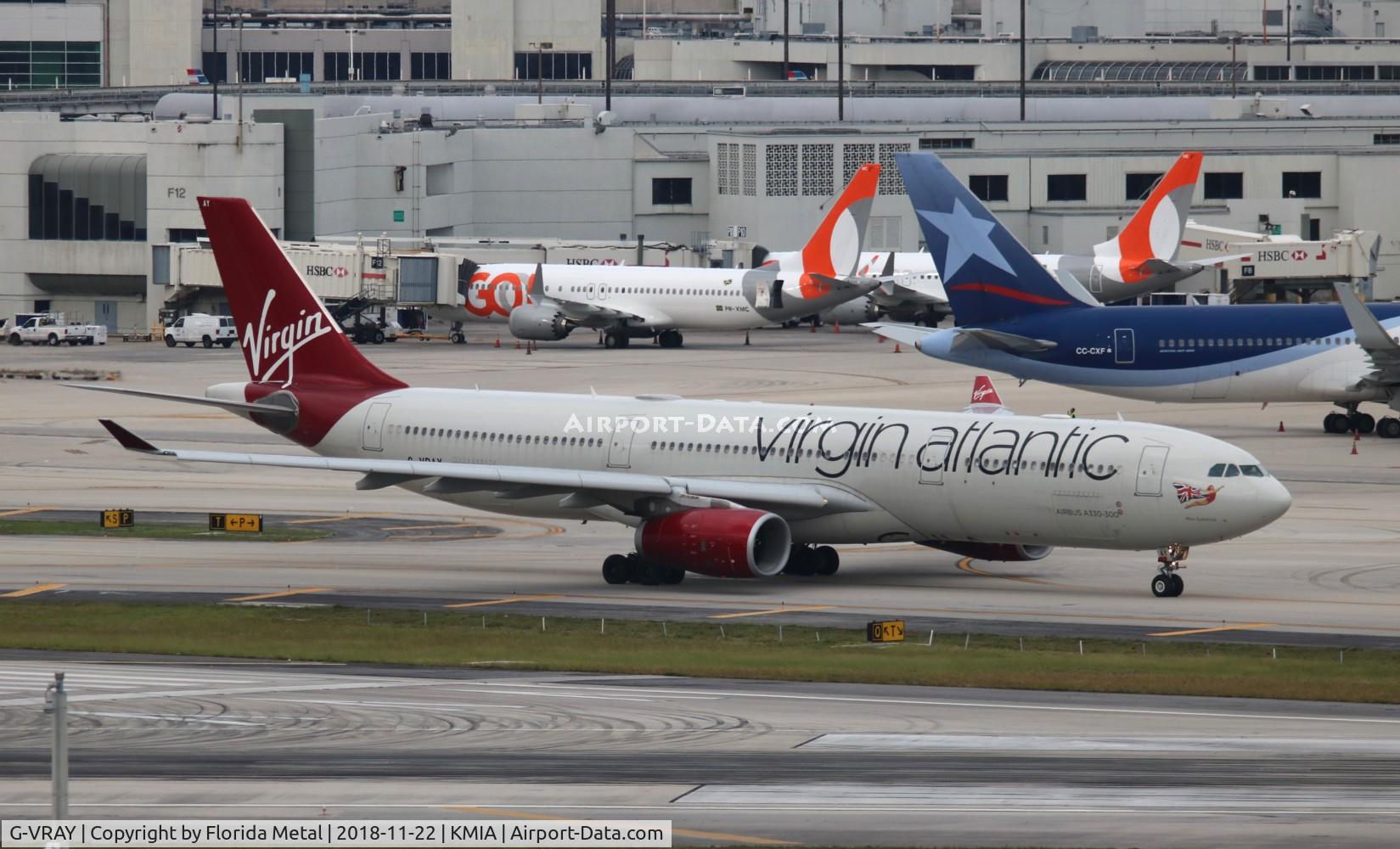 G-VRAY, 2012 Airbus A330-343X C/N 1296, MIA 2018