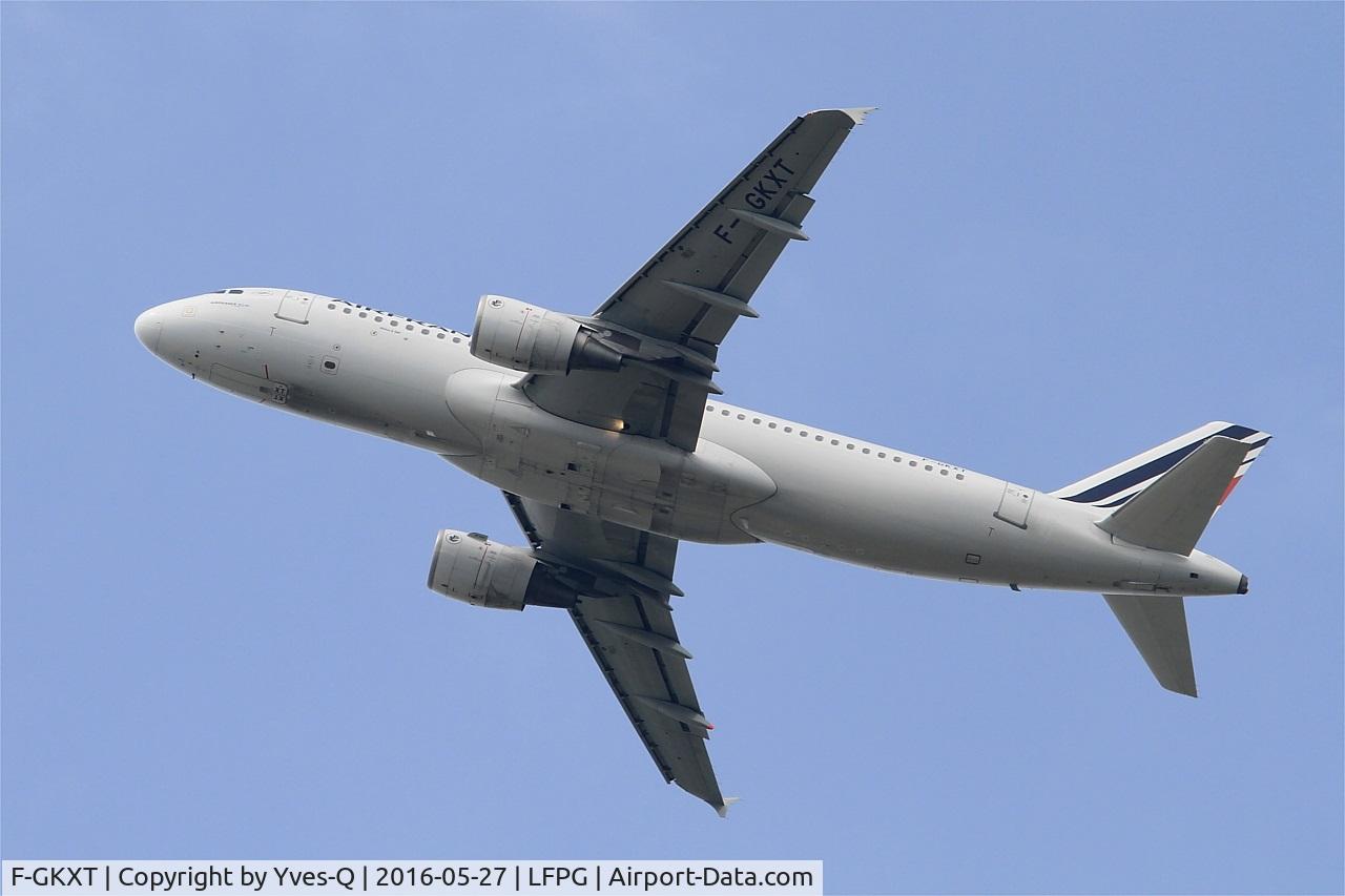 F-GKXT, 2009 Airbus A320-214 C/N 3859, Airbus A320-214, Take off rwy 27L, Roissy Charles De Gaulle airport (LFPG-CDG)