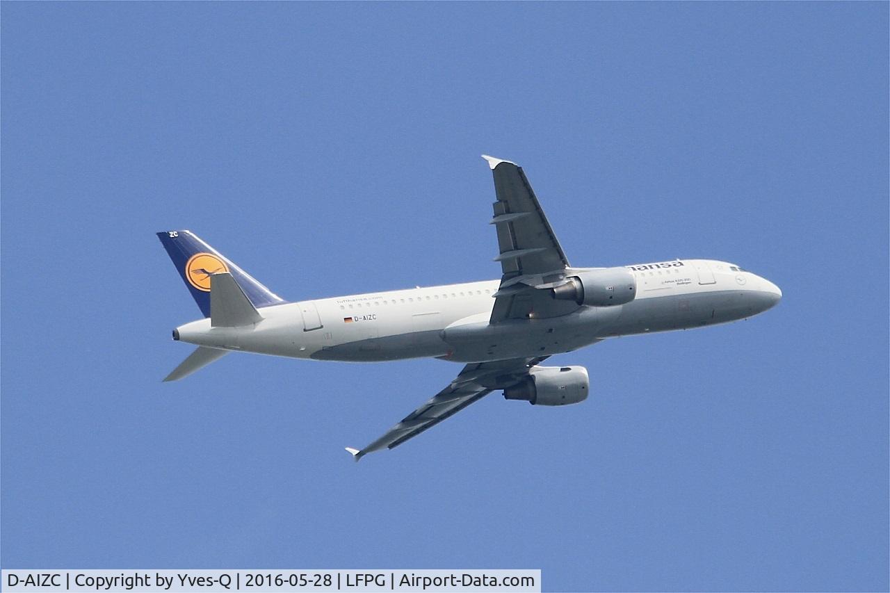 D-AIZC, 2009 Airbus A320-214 C/N 4153, Airbus A320-214, Climbing from rwy 06R, Roissy Charles De Gaulle airport (LFPG-CDG)