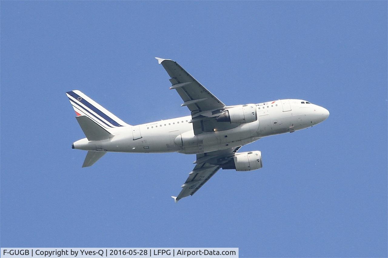 F-GUGB, 2003 Airbus A318-111 C/N 2059, Airbus A318-111, Take off rwy 06R, Roissy Charles De Gaulle airport (LFPG-CDG)