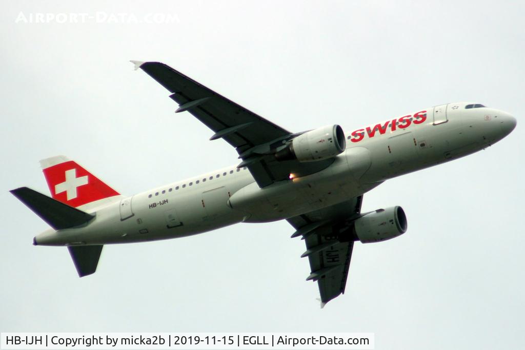 HB-IJH, 1996 Airbus A320-214 C/N 574, Take off