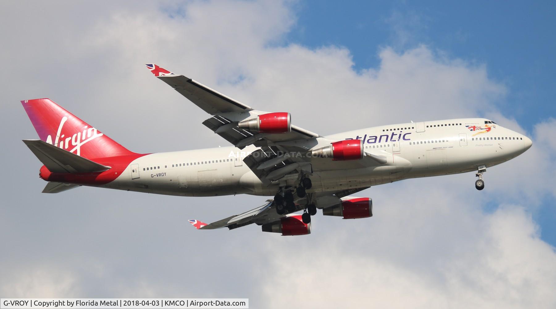 G-VROY, 2001 Boeing 747-443 C/N 32340, MCO 2018