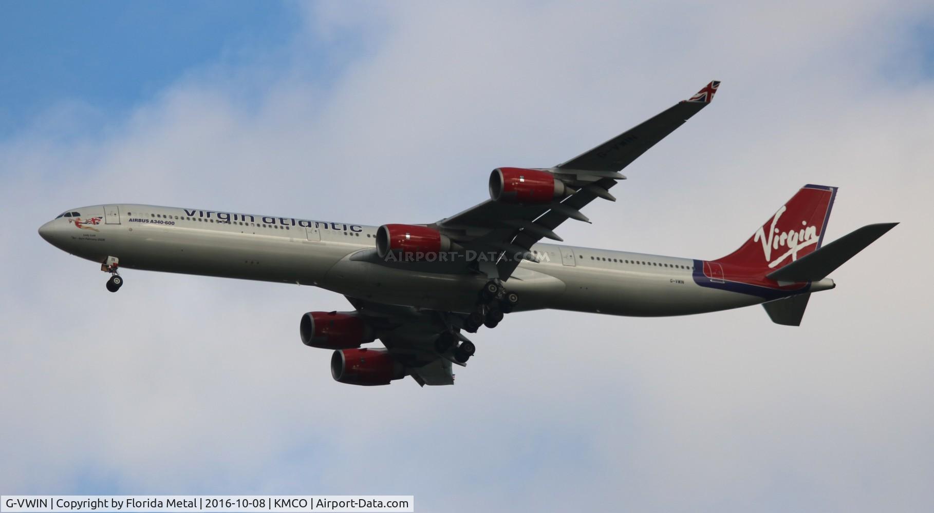 G-VWIN, 2006 Airbus A340-642 C/N 736, MCO 2016