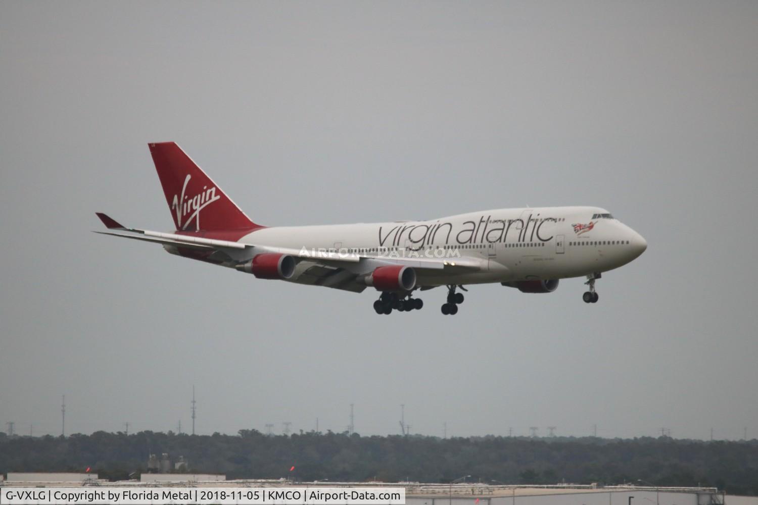 G-VXLG, 1998 Boeing 747-41R C/N 29406, MCO 2018