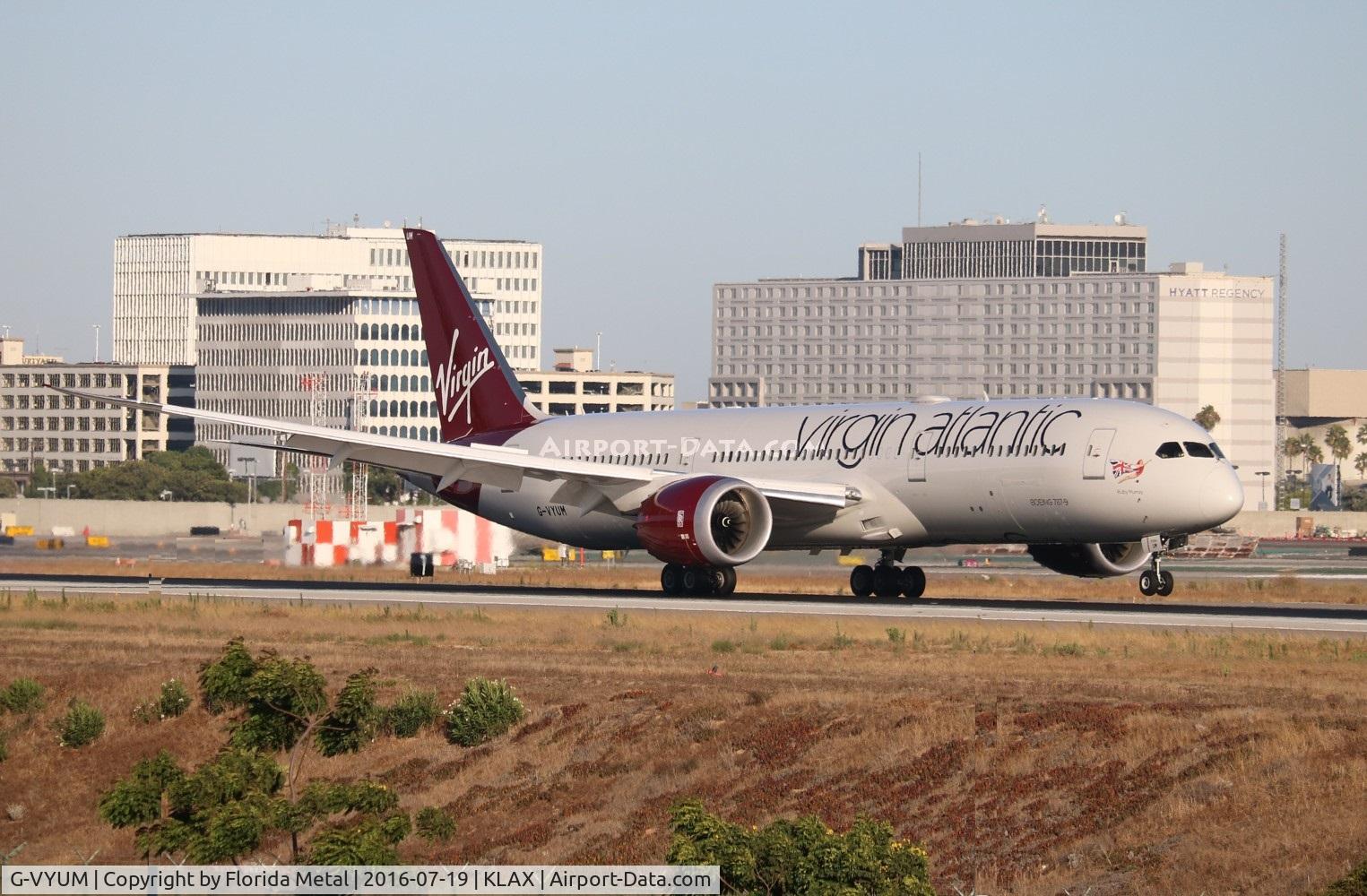 G-VYUM, 2015 Boeing 787-9 Dreamliner Dreamliner C/N 37970, LAX 2016