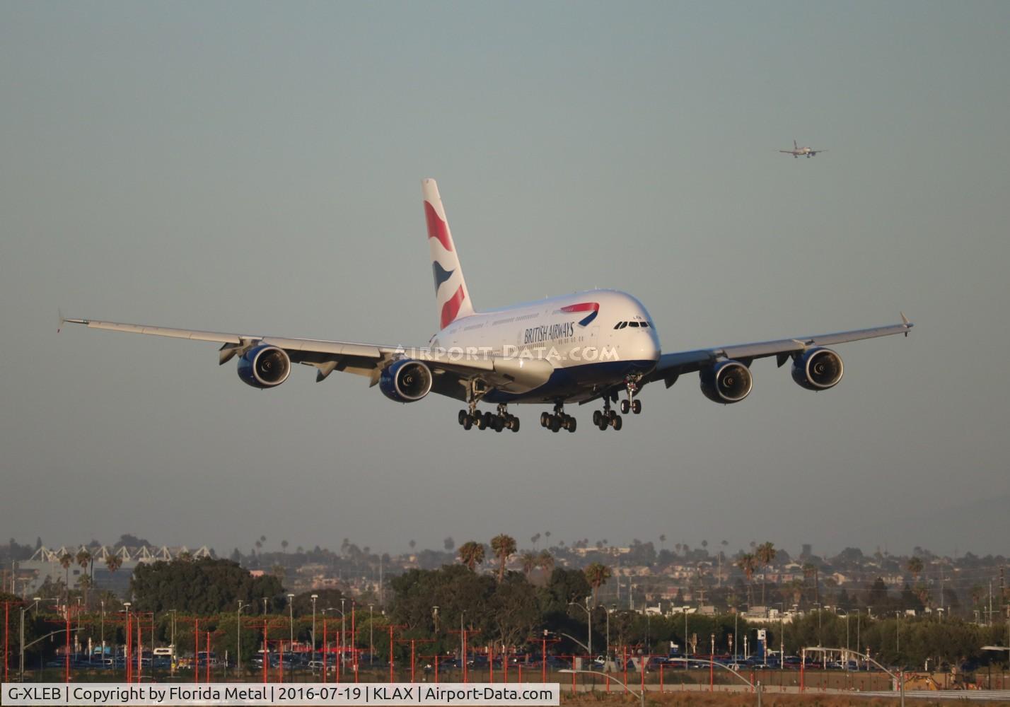 G-XLEB, 2013 Airbus A380-841 C/N 121, LAX 2016